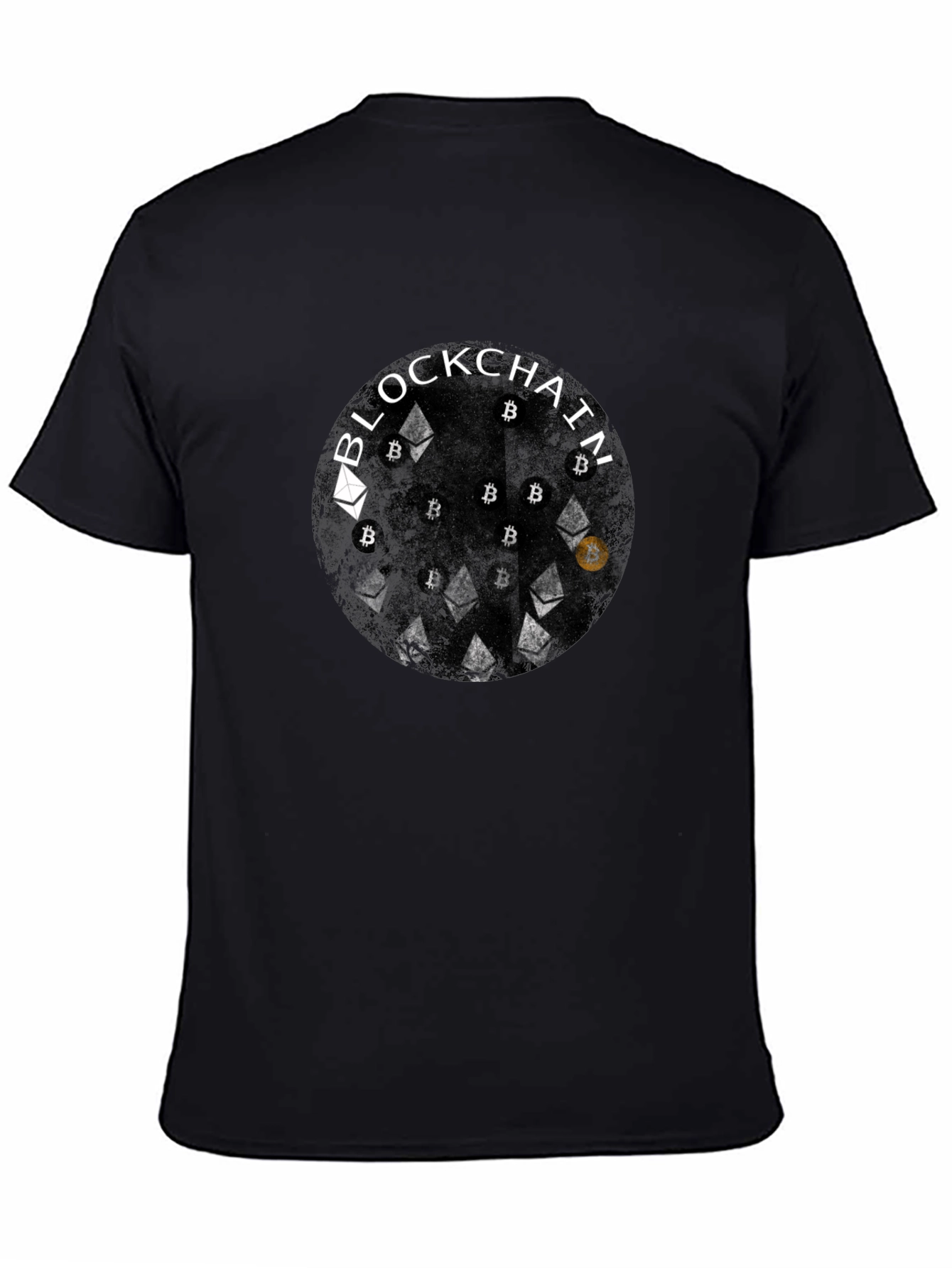 Blockchain Crypto T-Shirt - Bitcoin Ethereum Graphic Tee