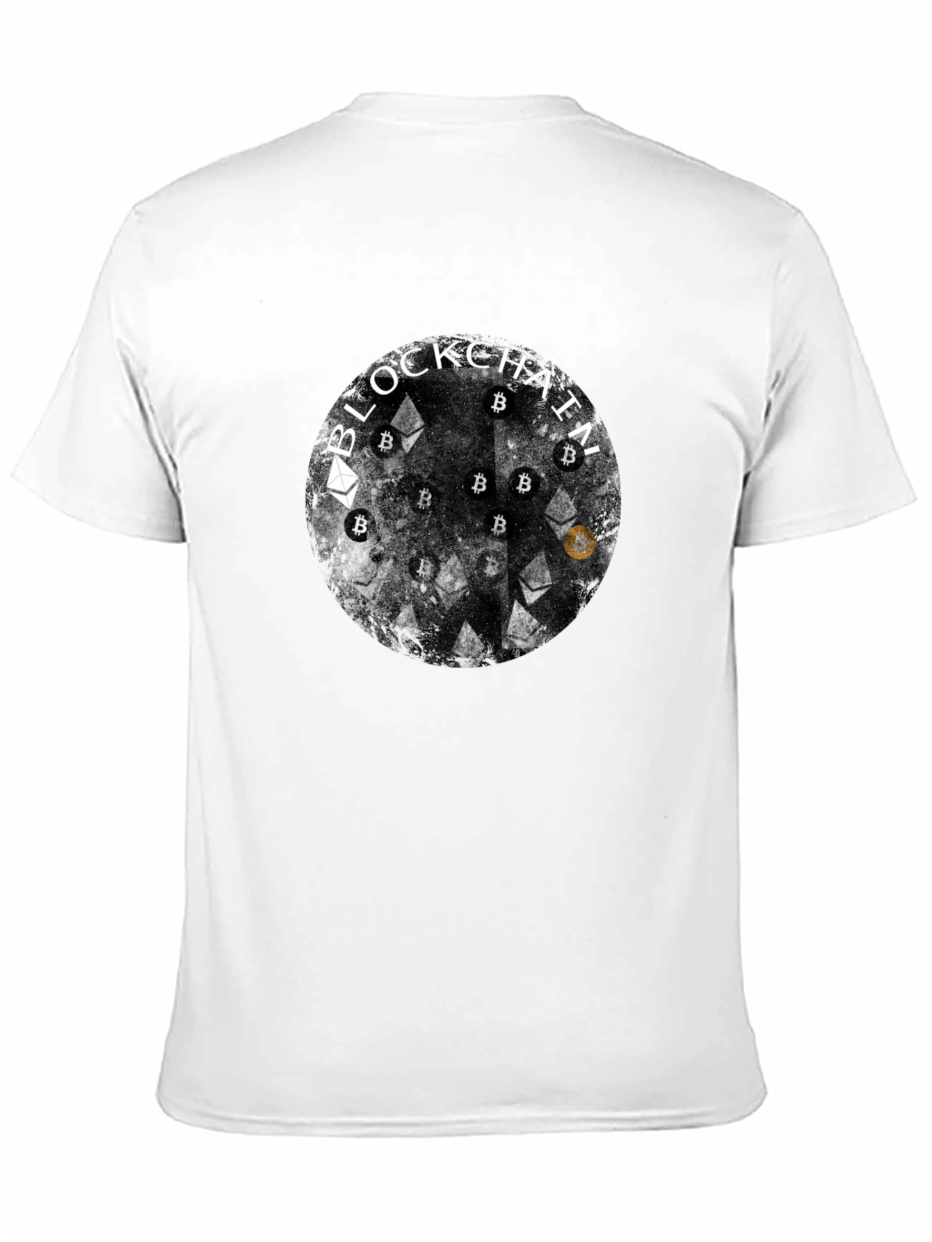 Blockchain Crypto T-Shirt - Bitcoin Ethereum Graphic Tee