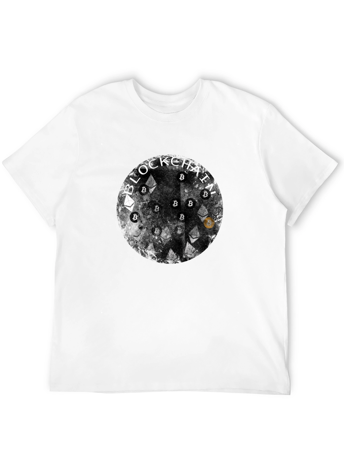 Blockchain Crypto T-Shirt - Bitcoin Ethereum Graphic Tee