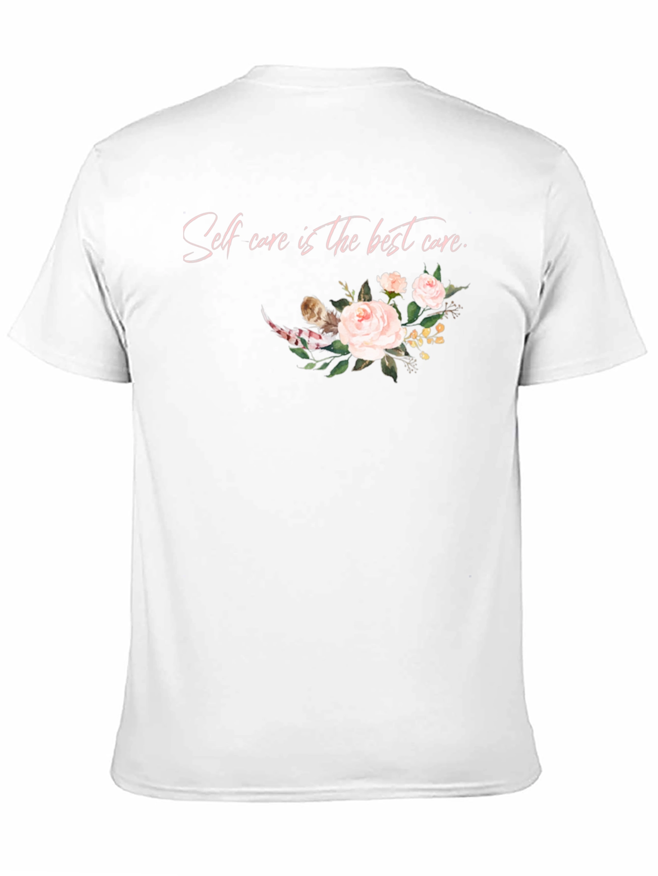 Self Care Floral Graphic T-Shirt