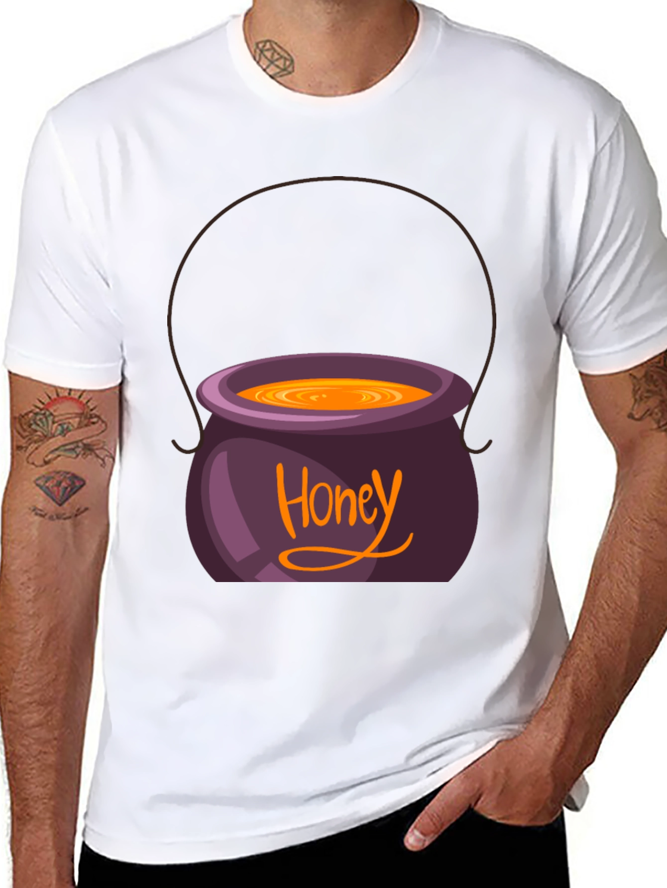 Honey Pot Graphic Tee - Black