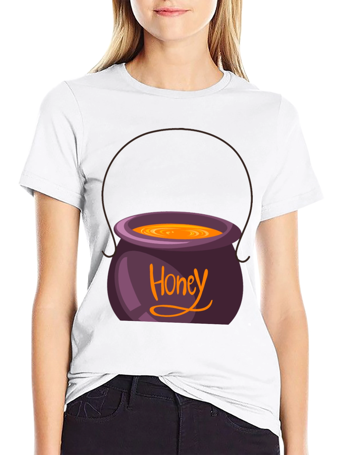 Honey Pot Graphic Tee - Black