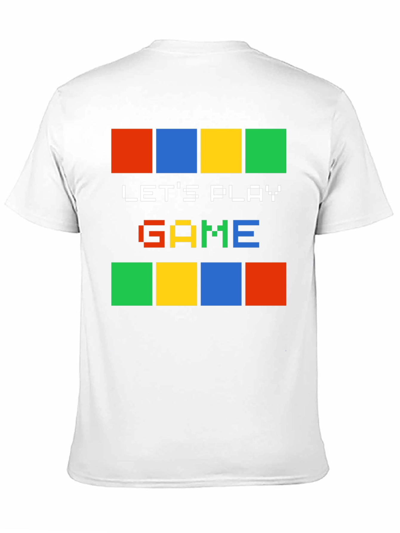 Lets Play Game Pixel Art Graphic T-Shirt