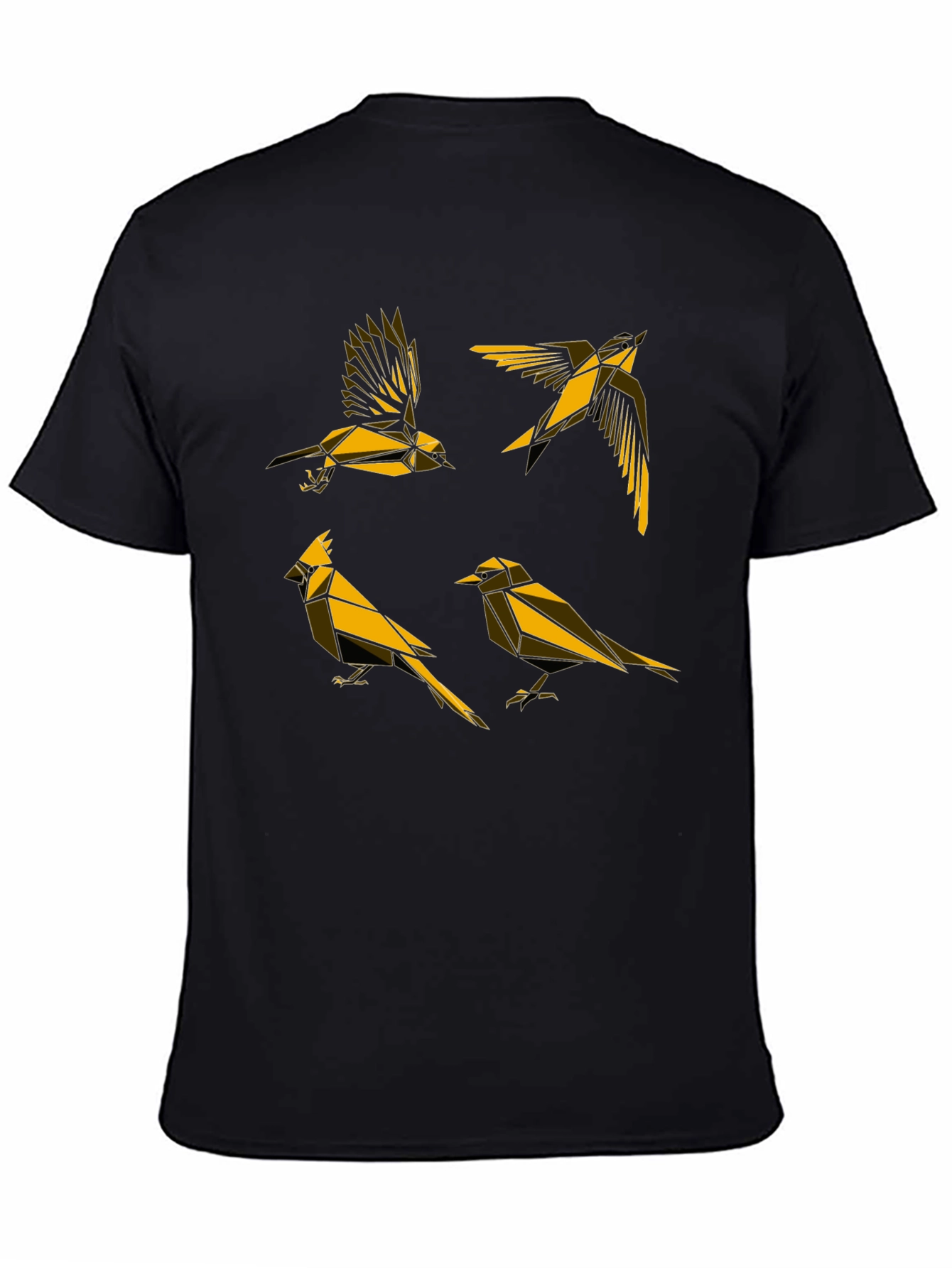 Geometric Bird T-Shirt - Modern Art Tee