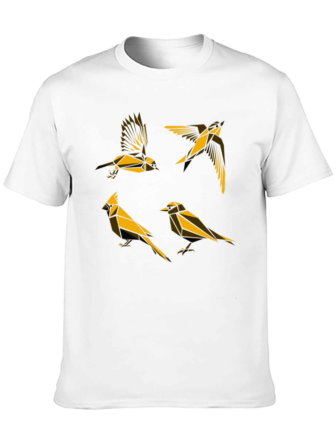 Geometric Bird T-Shirt - Modern Art Tee