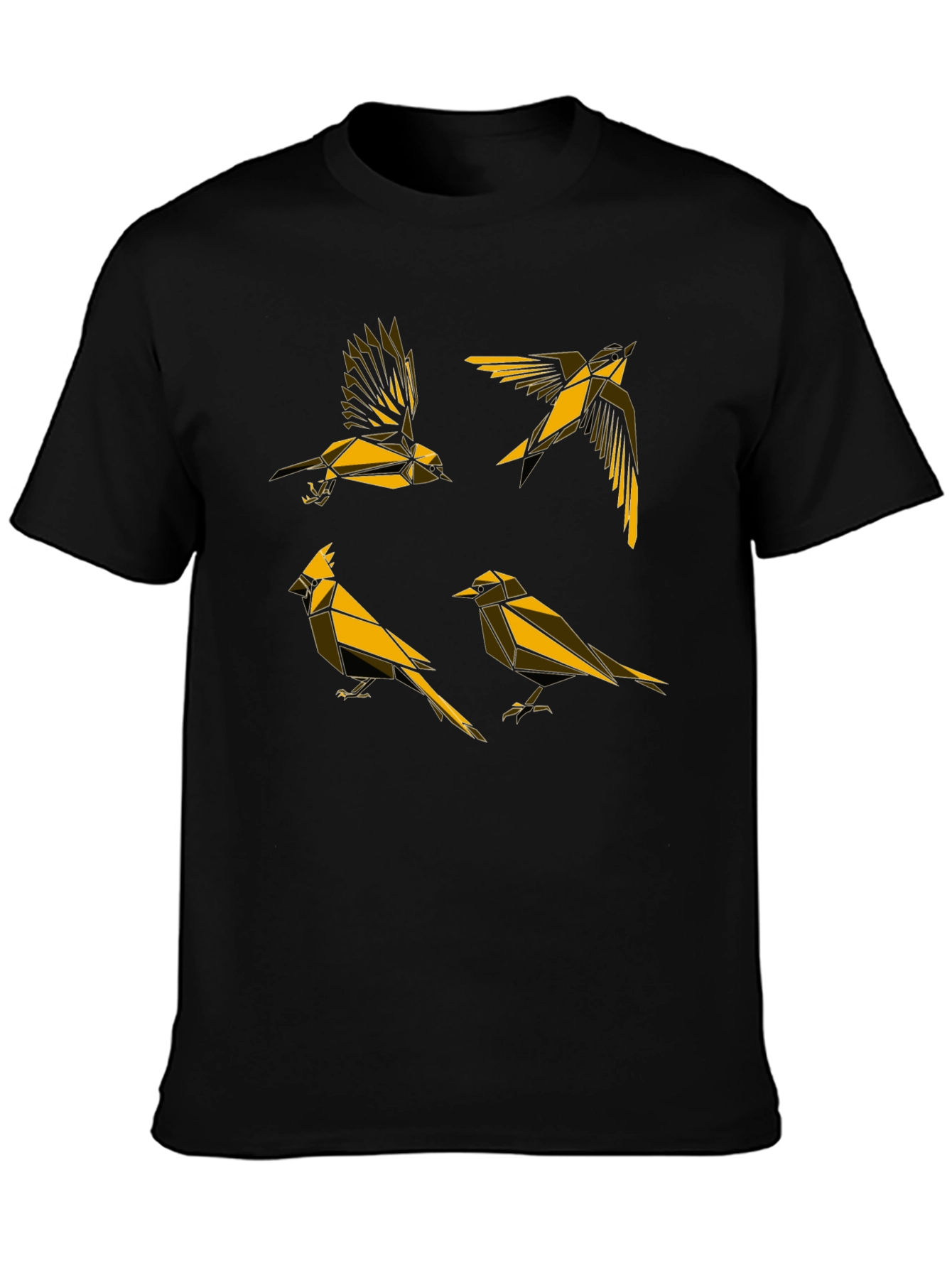 Geometric Bird T-Shirt - Modern Art Tee