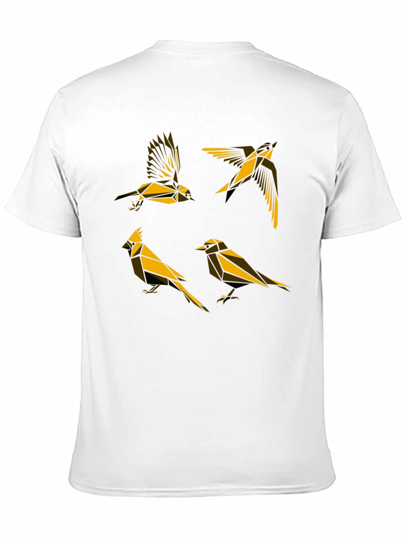 Geometric Bird T-Shirt - Modern Art Tee