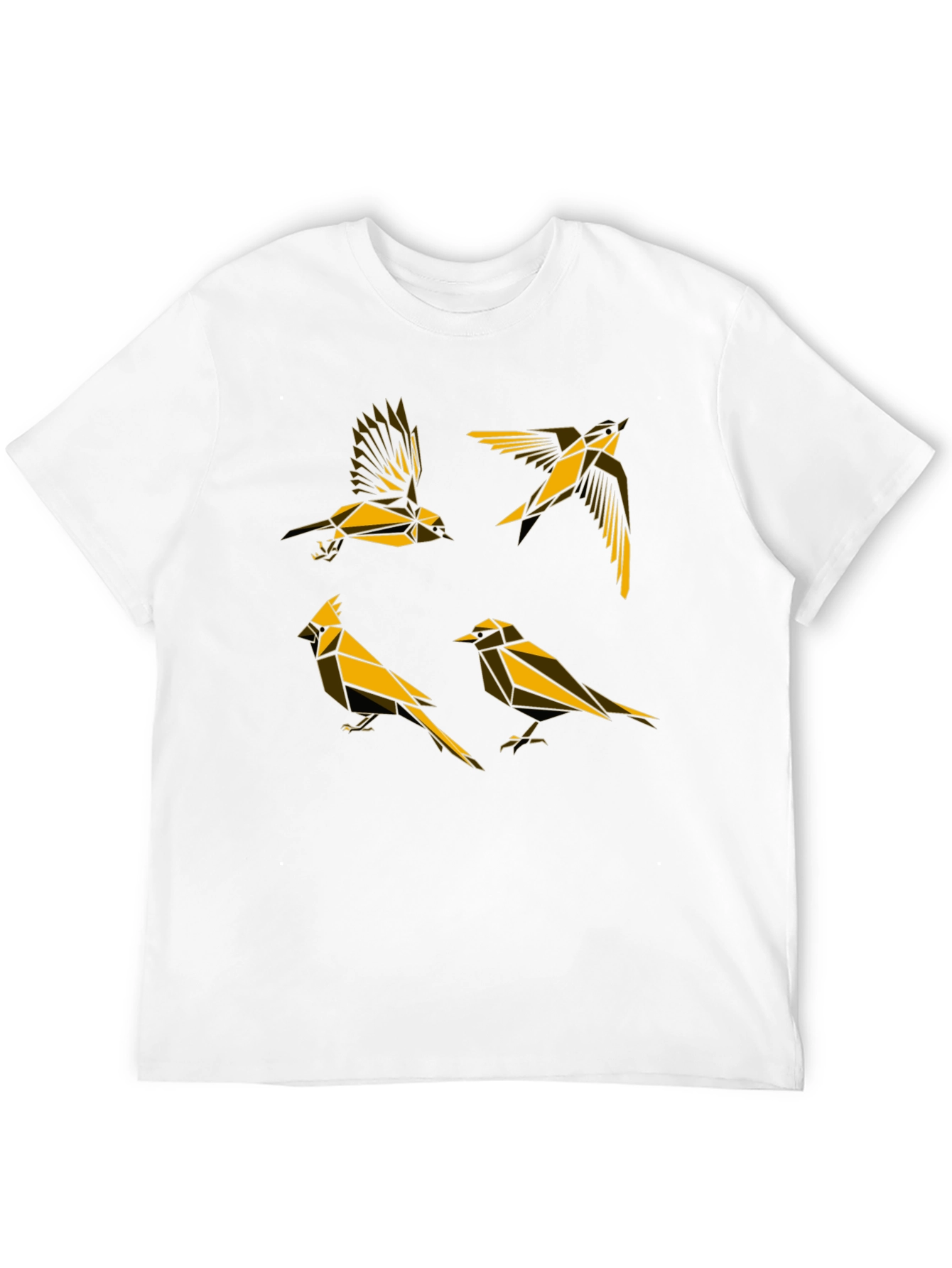 Geometric Bird T-Shirt - Modern Art Tee