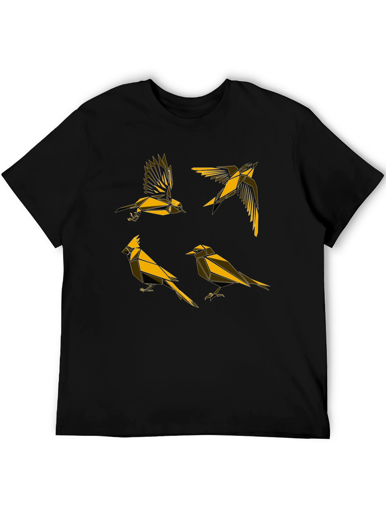 Geometric Bird T-Shirt - Modern Art Tee