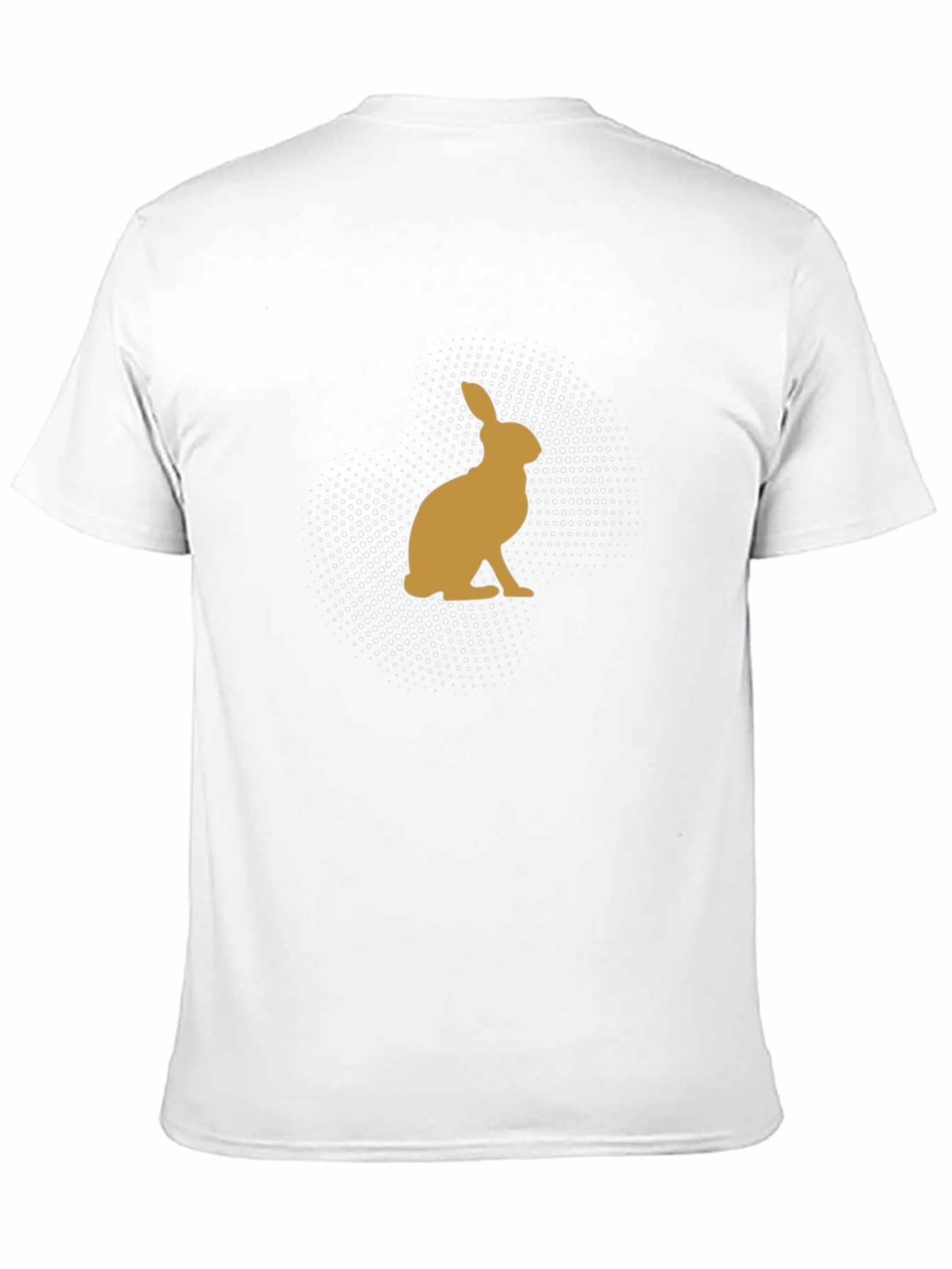 Hare Silhouette Black T-Shirt