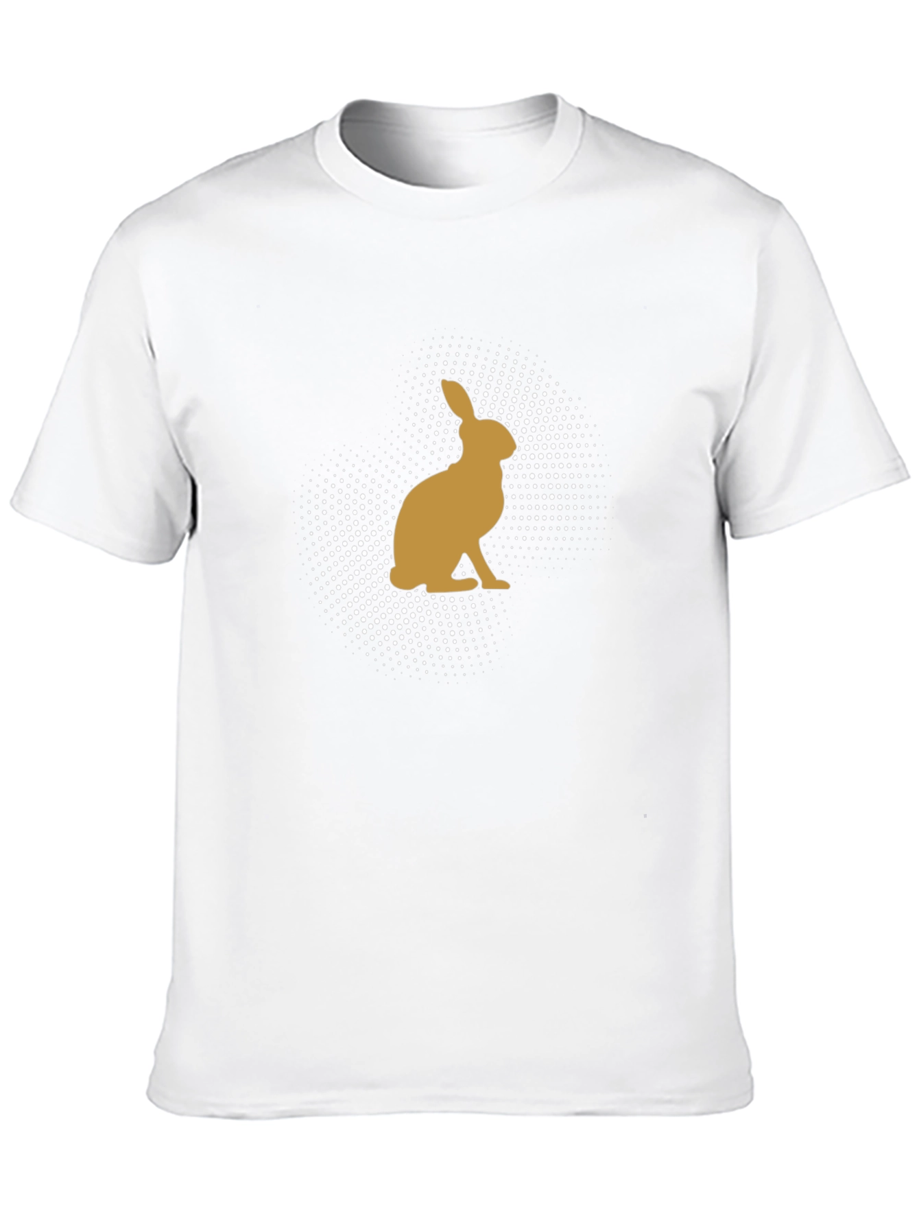 Hare Silhouette Black T-Shirt