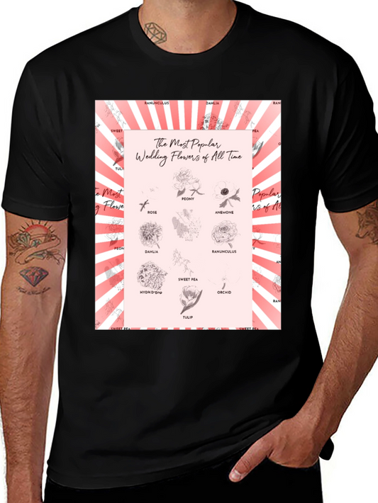 Wedding Flowers T-Shirt - Floral Design