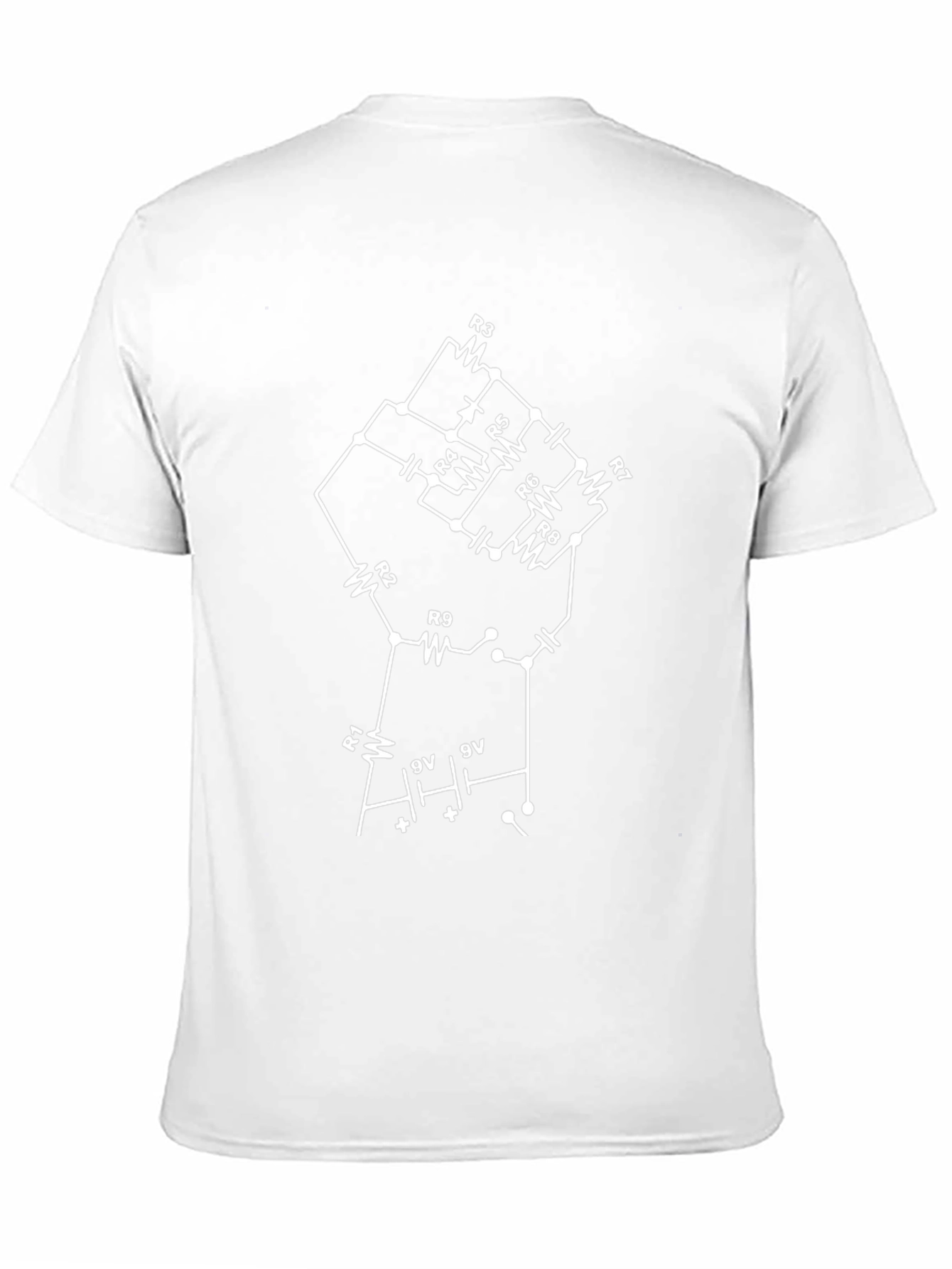 Circuit Fist T-Shirt - Black Geeky Tee