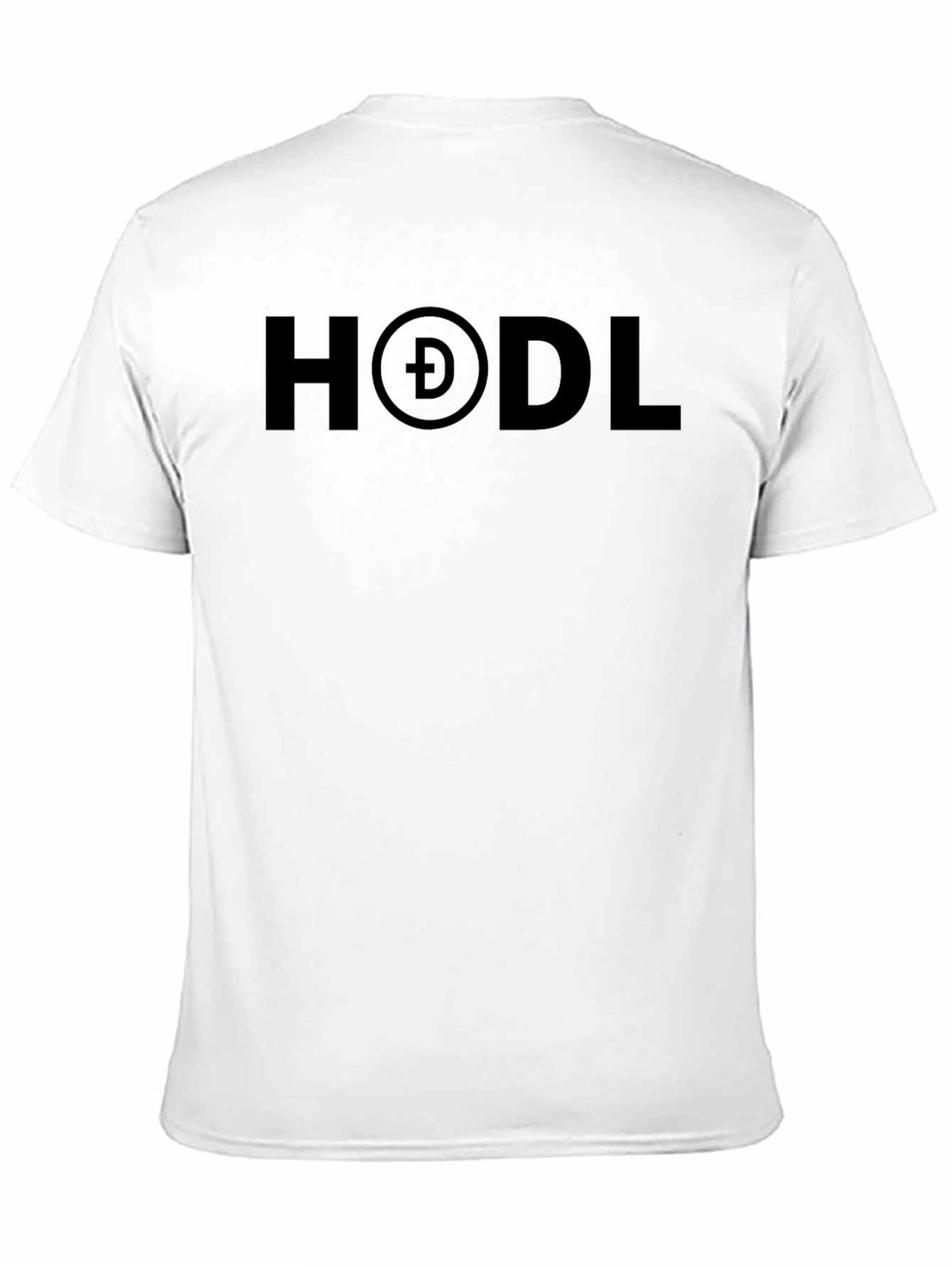 HODL Dogecoin Crypto Black T-Shirt