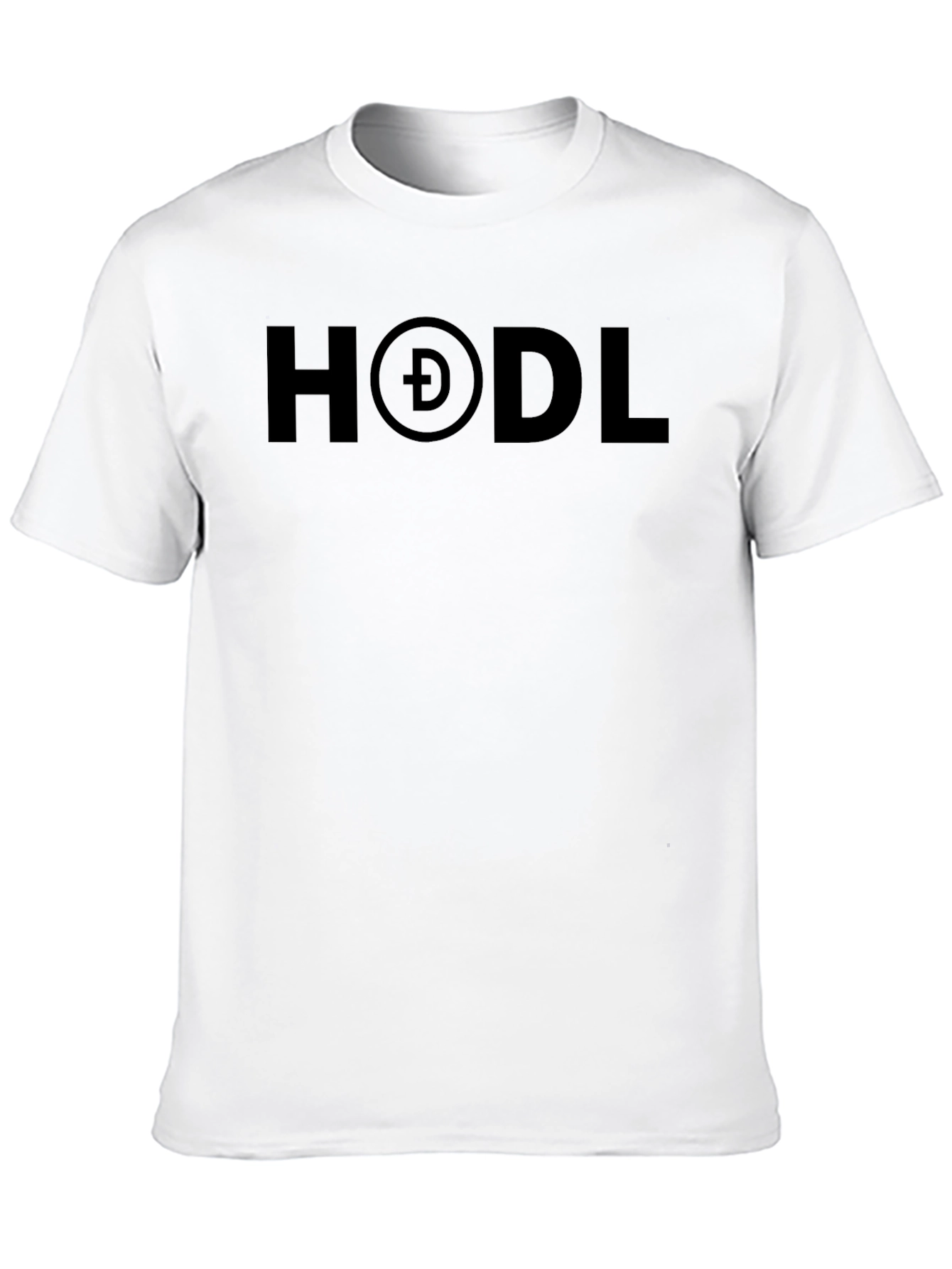 HODL Dogecoin Crypto Black T-Shirt