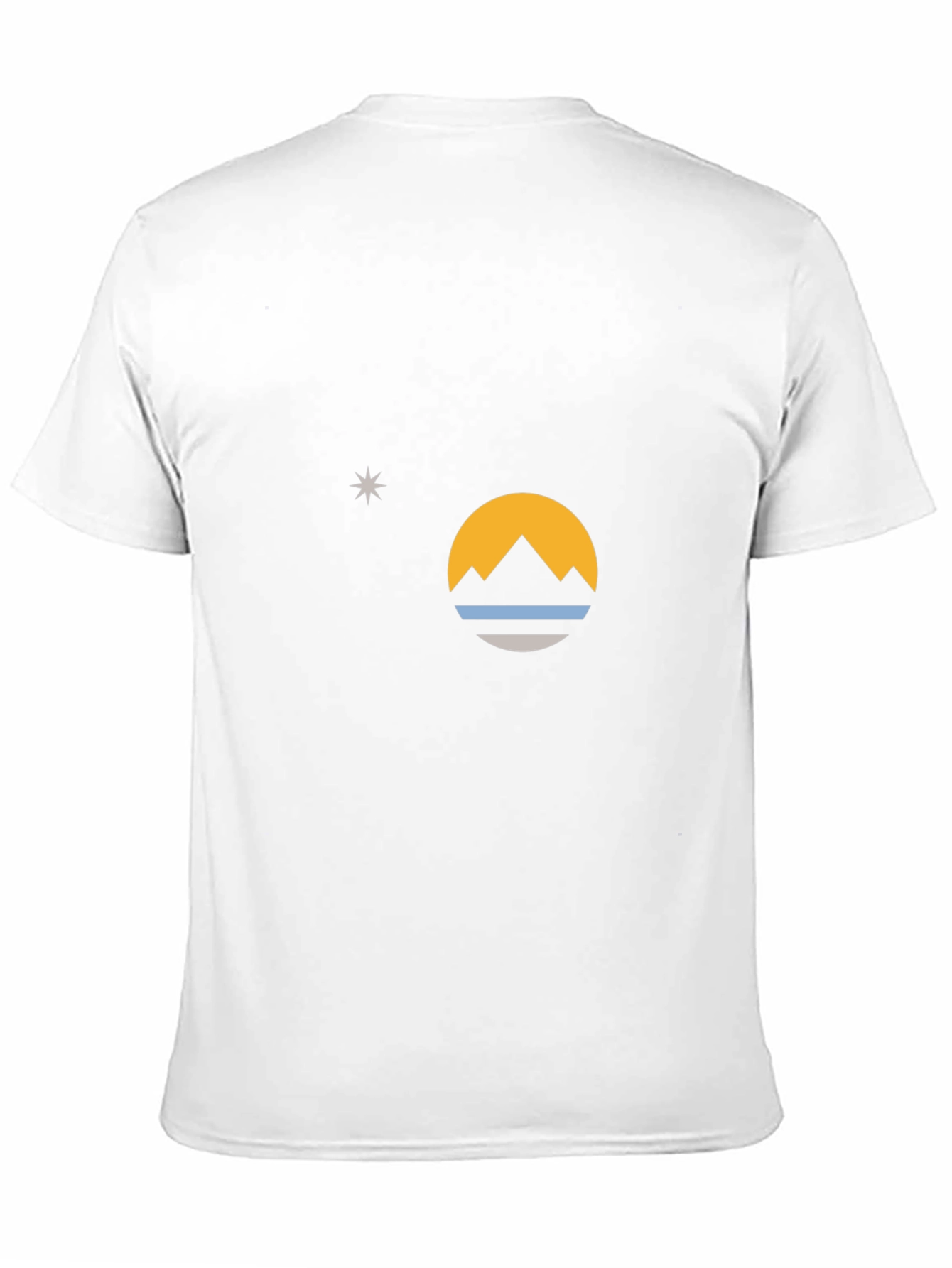 Mountain & Star Graphic Black T-Shirt