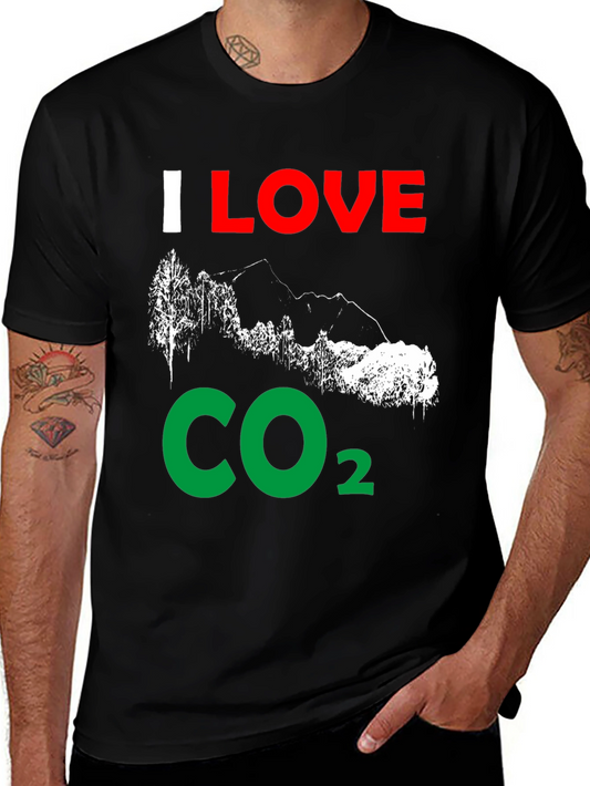 I LOVE CO2 T-Shirt Climate Change Tee