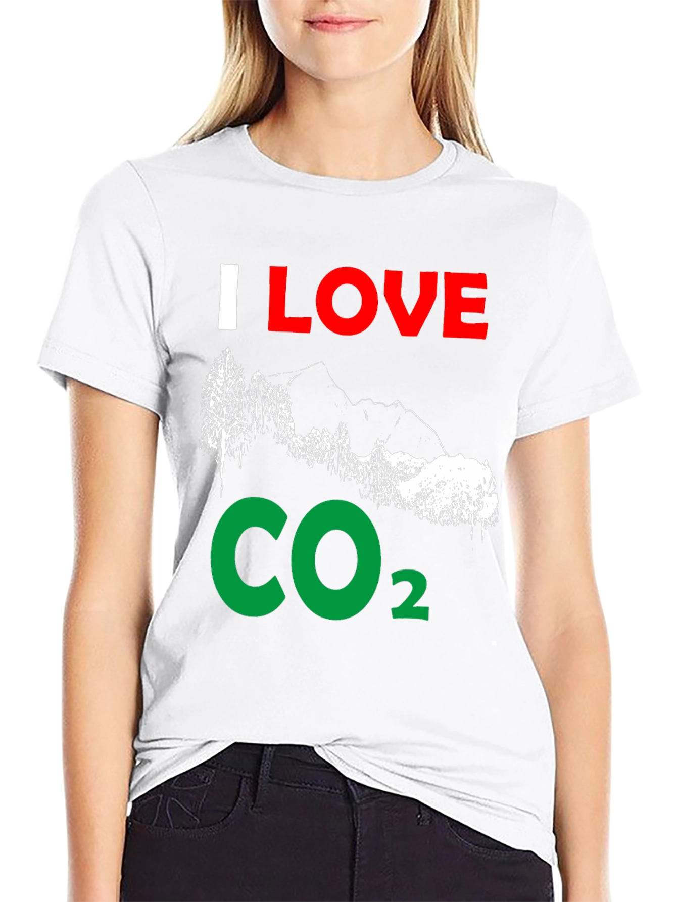 I LOVE CO2 T-Shirt Climate Change Tee