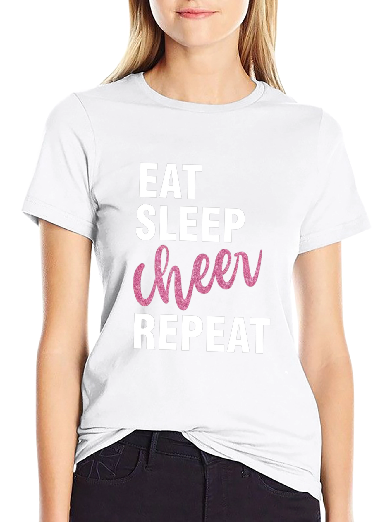 Eat Sleep Cheer Repeat T-Shirt