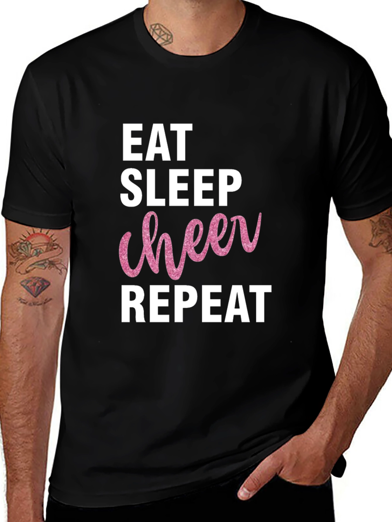 Eat Sleep Cheer Repeat T-Shirt