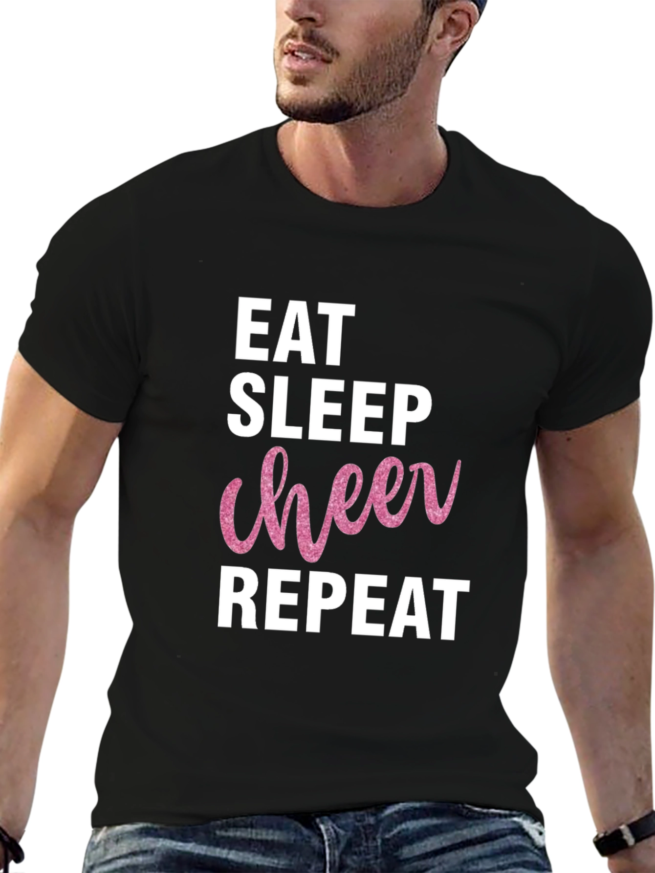 Eat Sleep Cheer Repeat T-Shirt