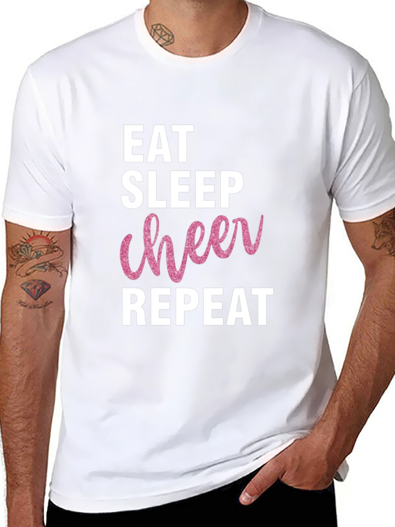 Eat Sleep Cheer Repeat T-Shirt