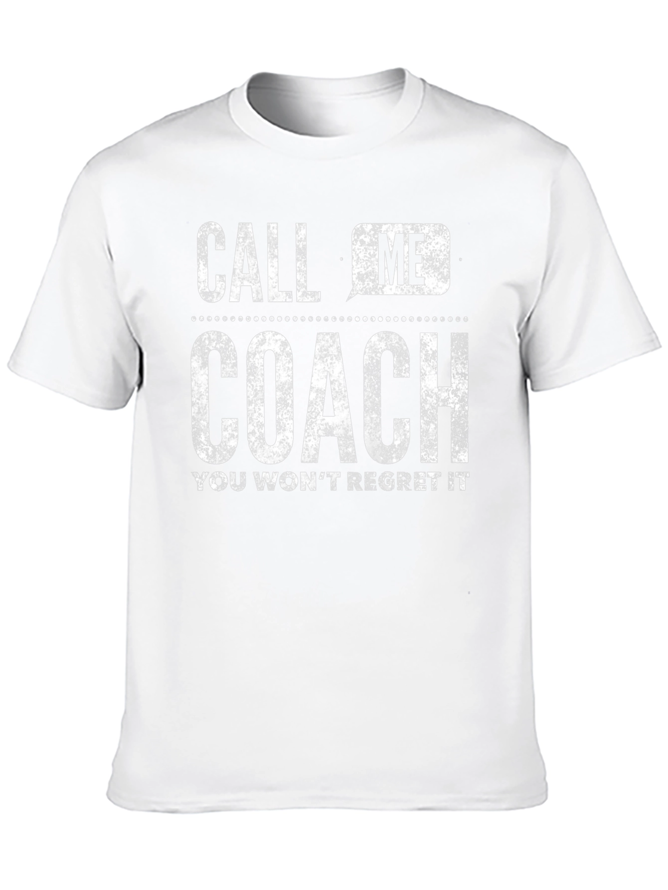Call Me Coach T-Shirt - Distressed Graphic Tee