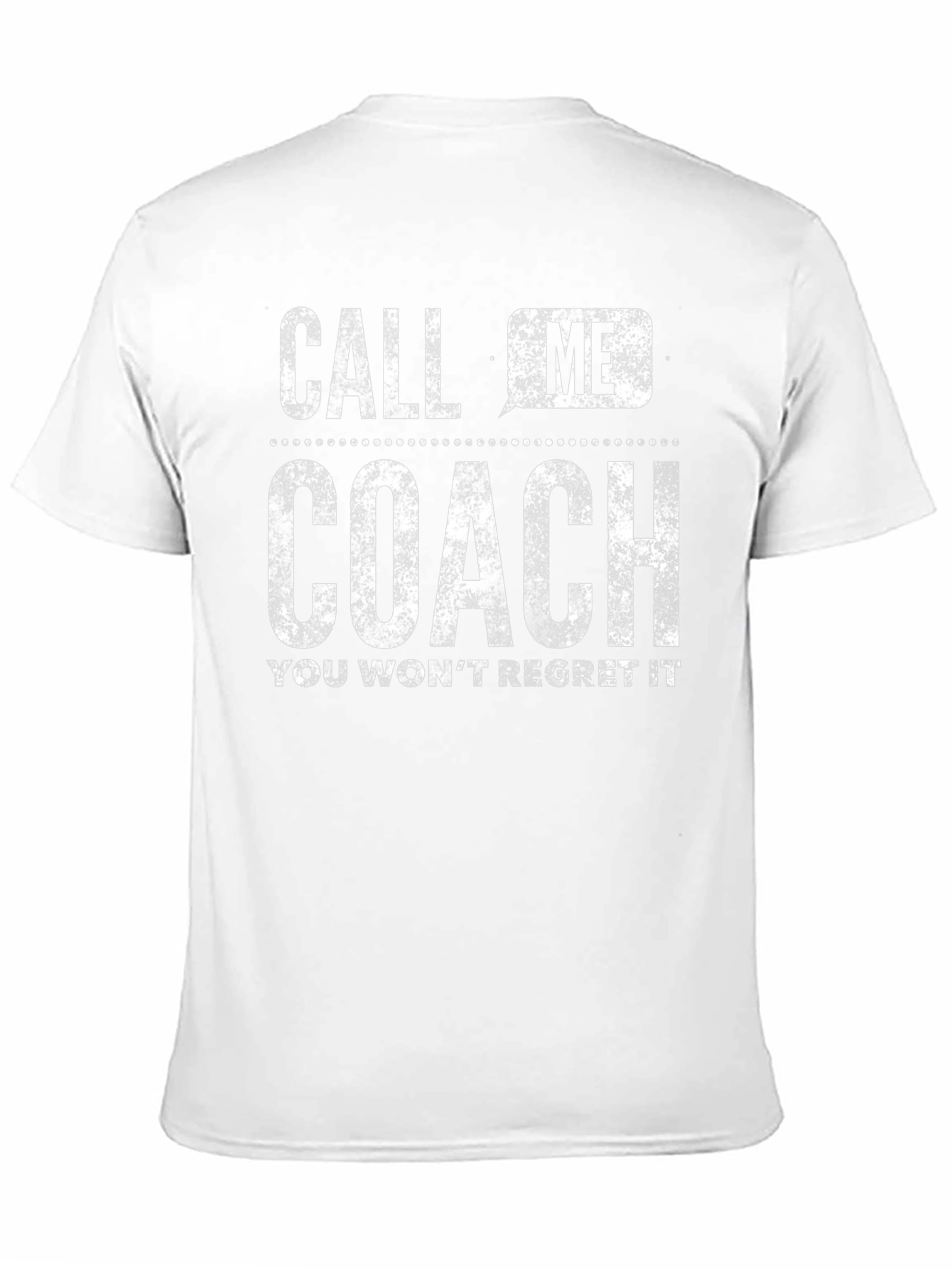 Call Me Coach T-Shirt - Distressed Graphic Tee