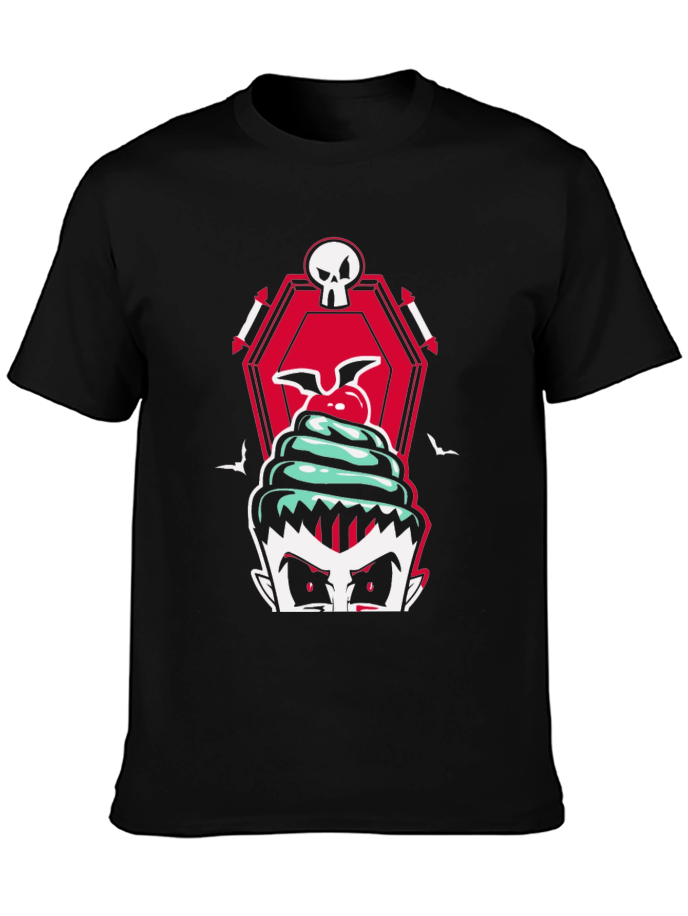 Vampire Cupcake T-Shirt - Spooky Treat!