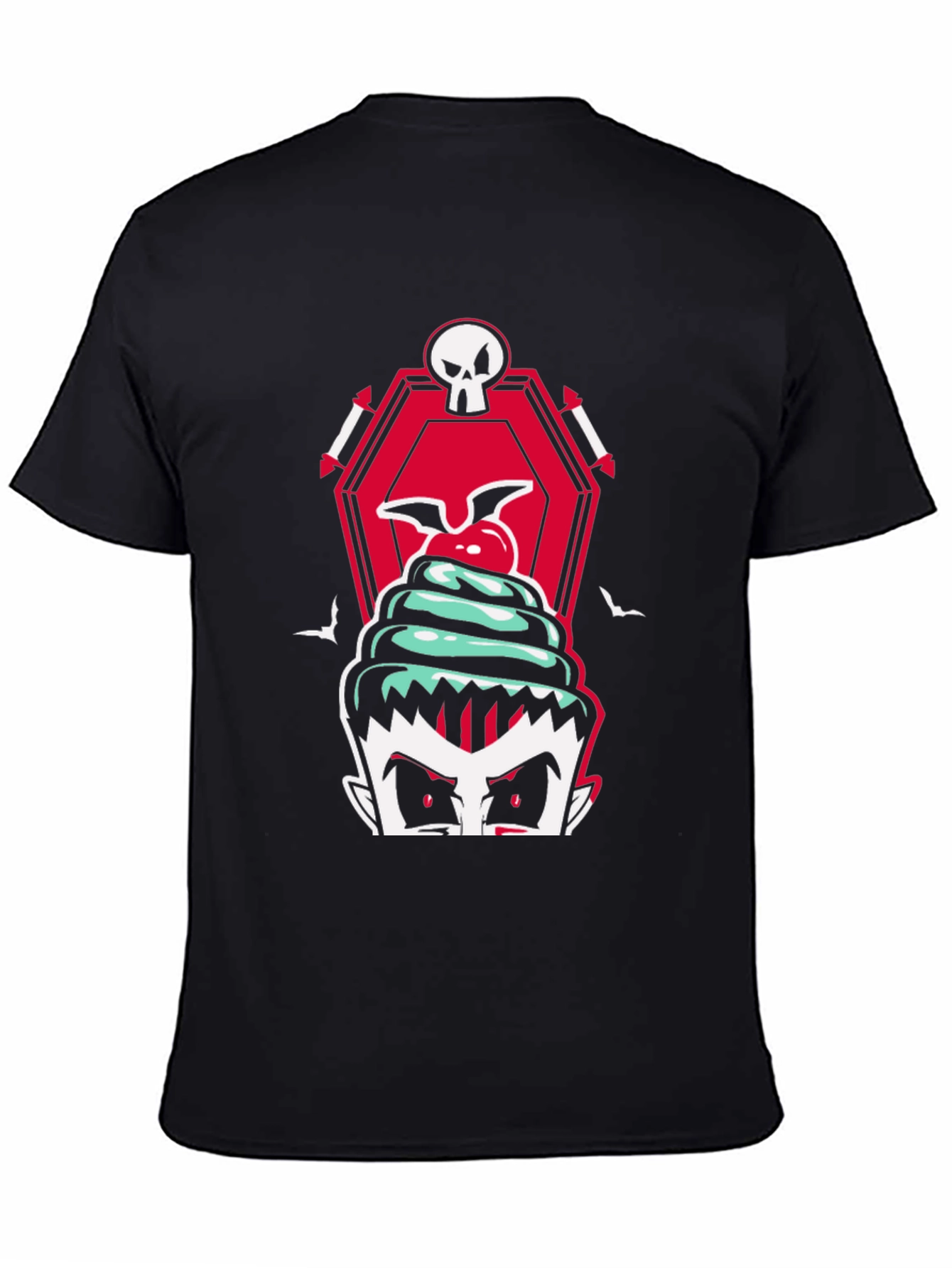 Vampire Cupcake T-Shirt - Spooky Treat!