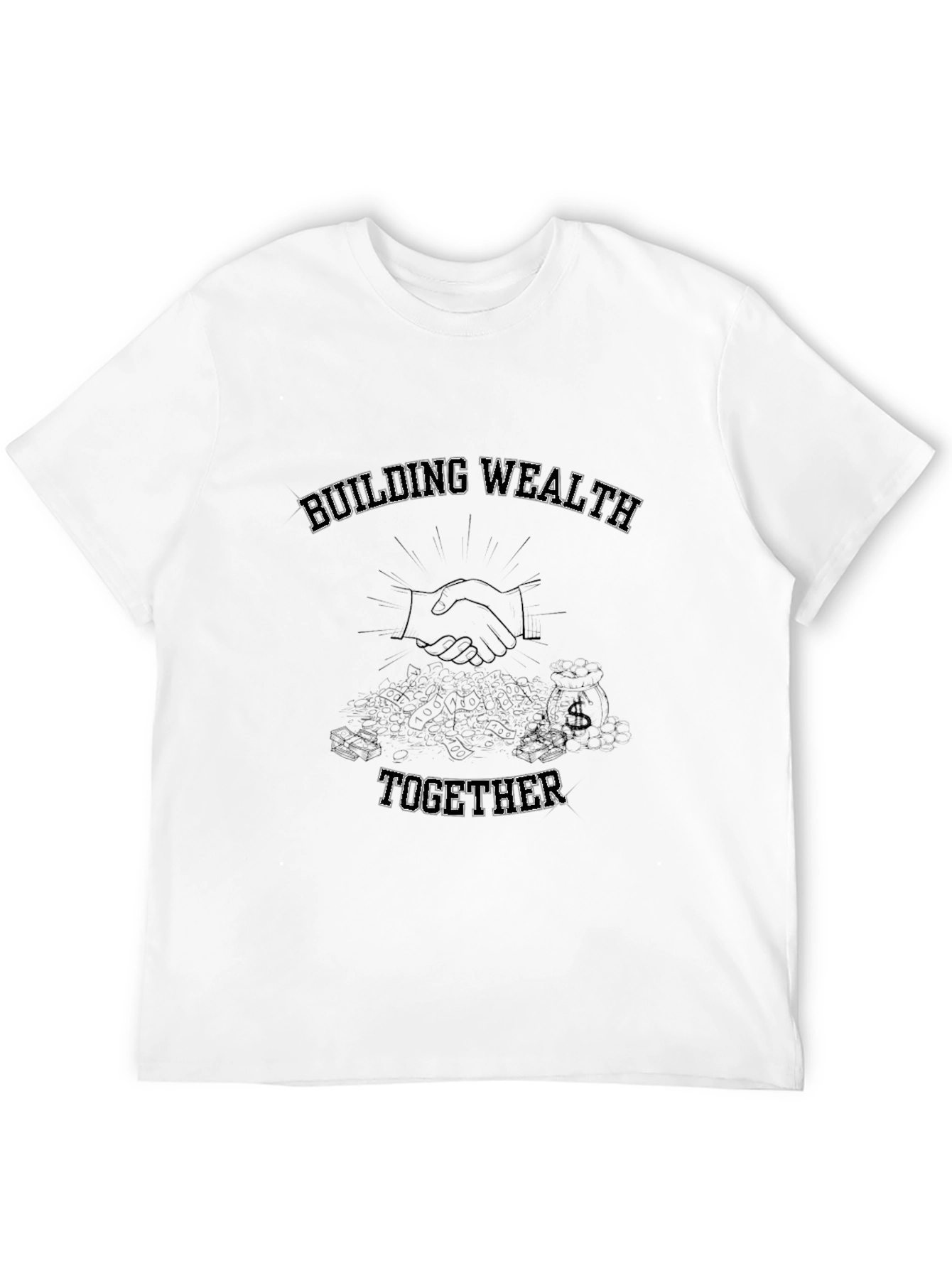 Building Wealth Together Black T-Shirt
