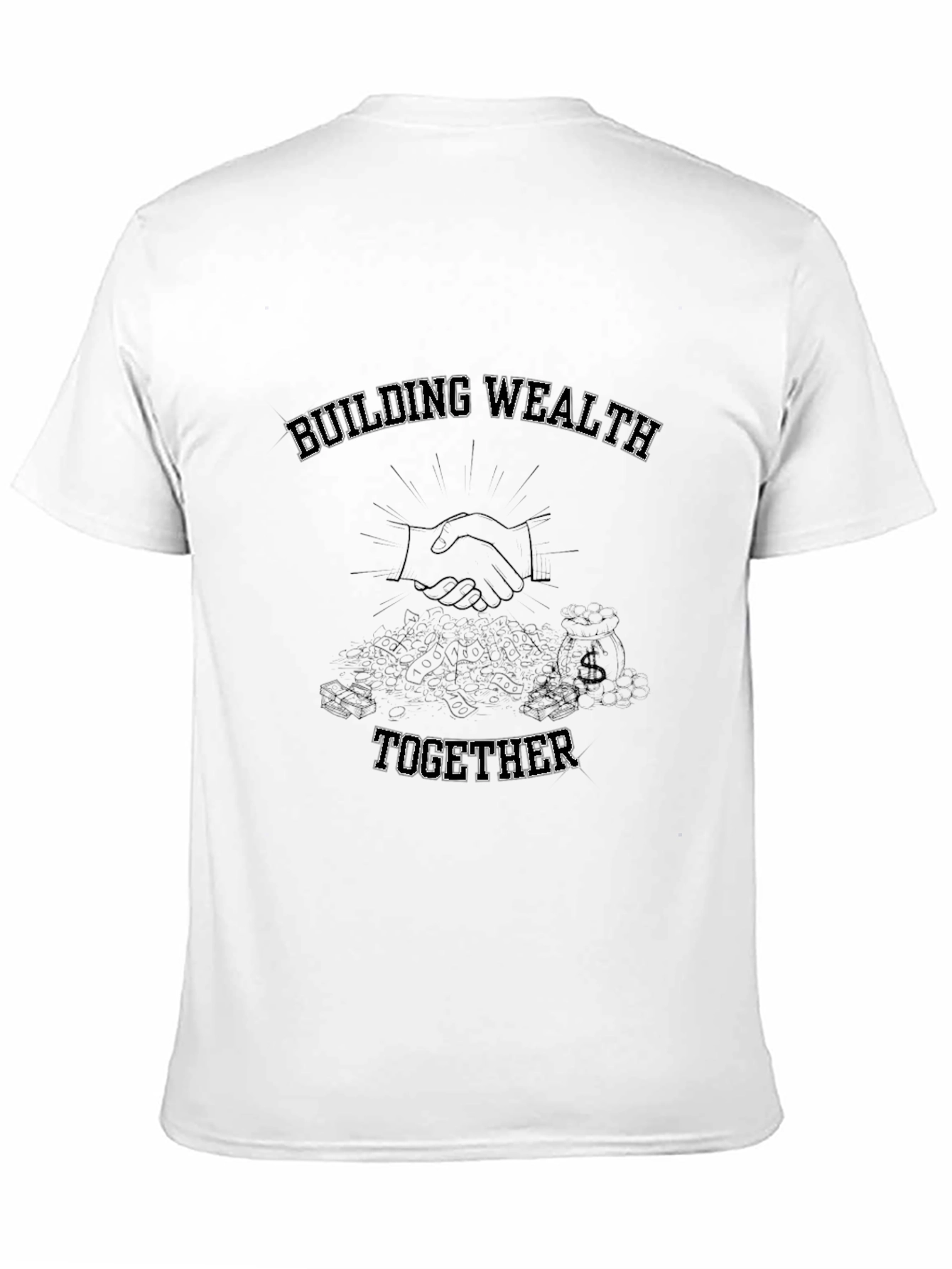 Building Wealth Together Black T-Shirt