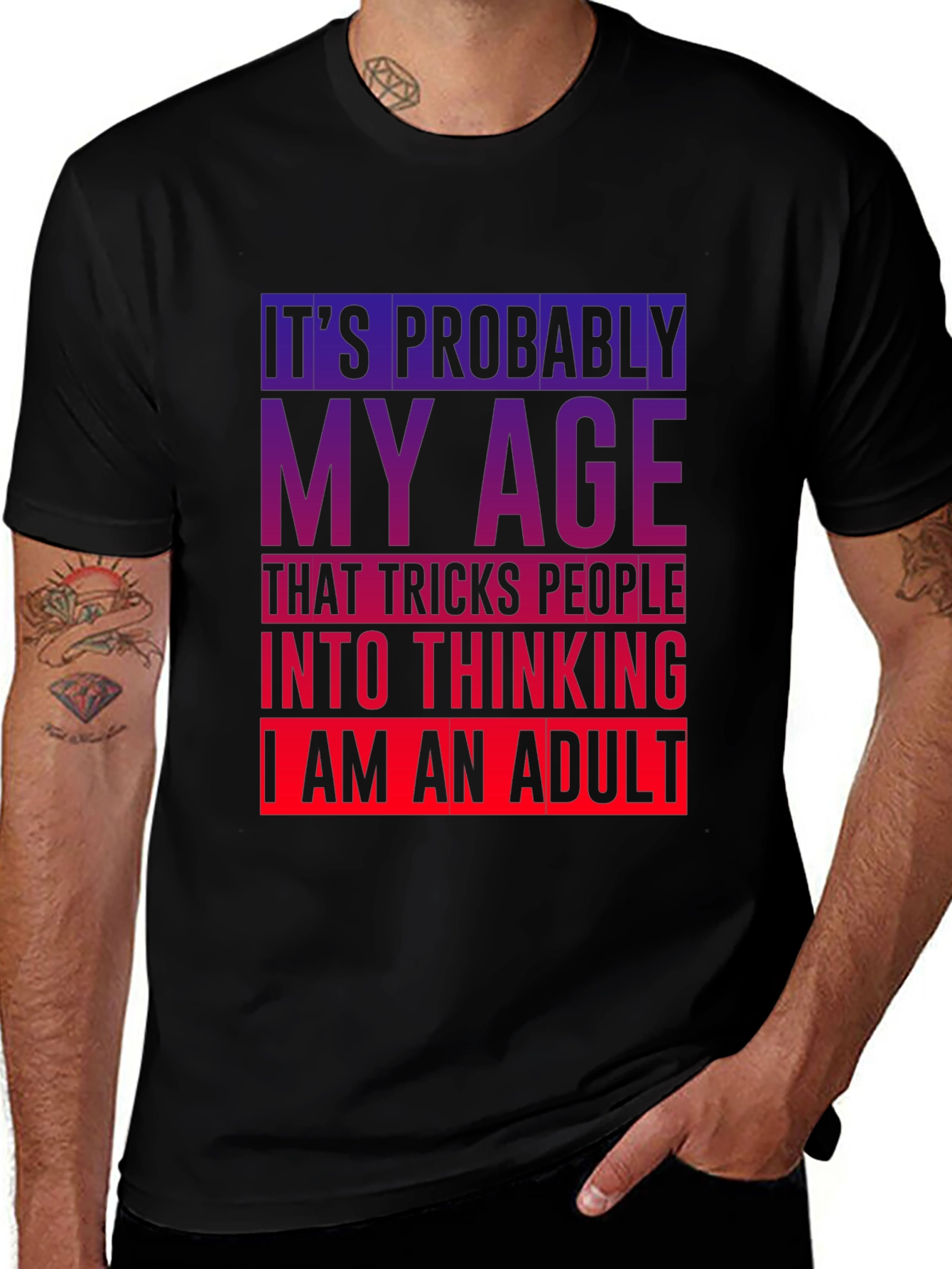 Funny My Age Graphic T-Shirt