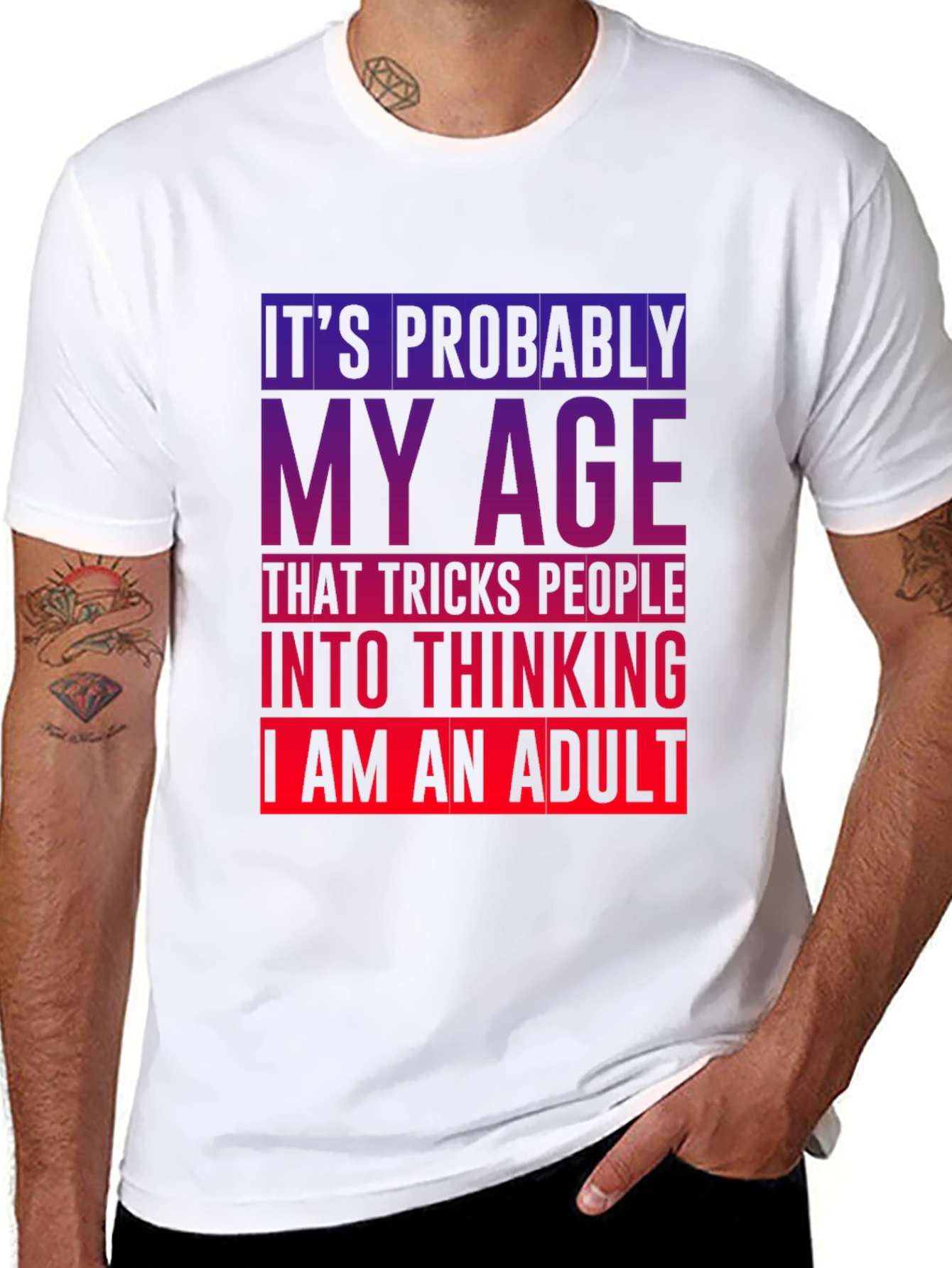 Funny My Age Graphic T-Shirt