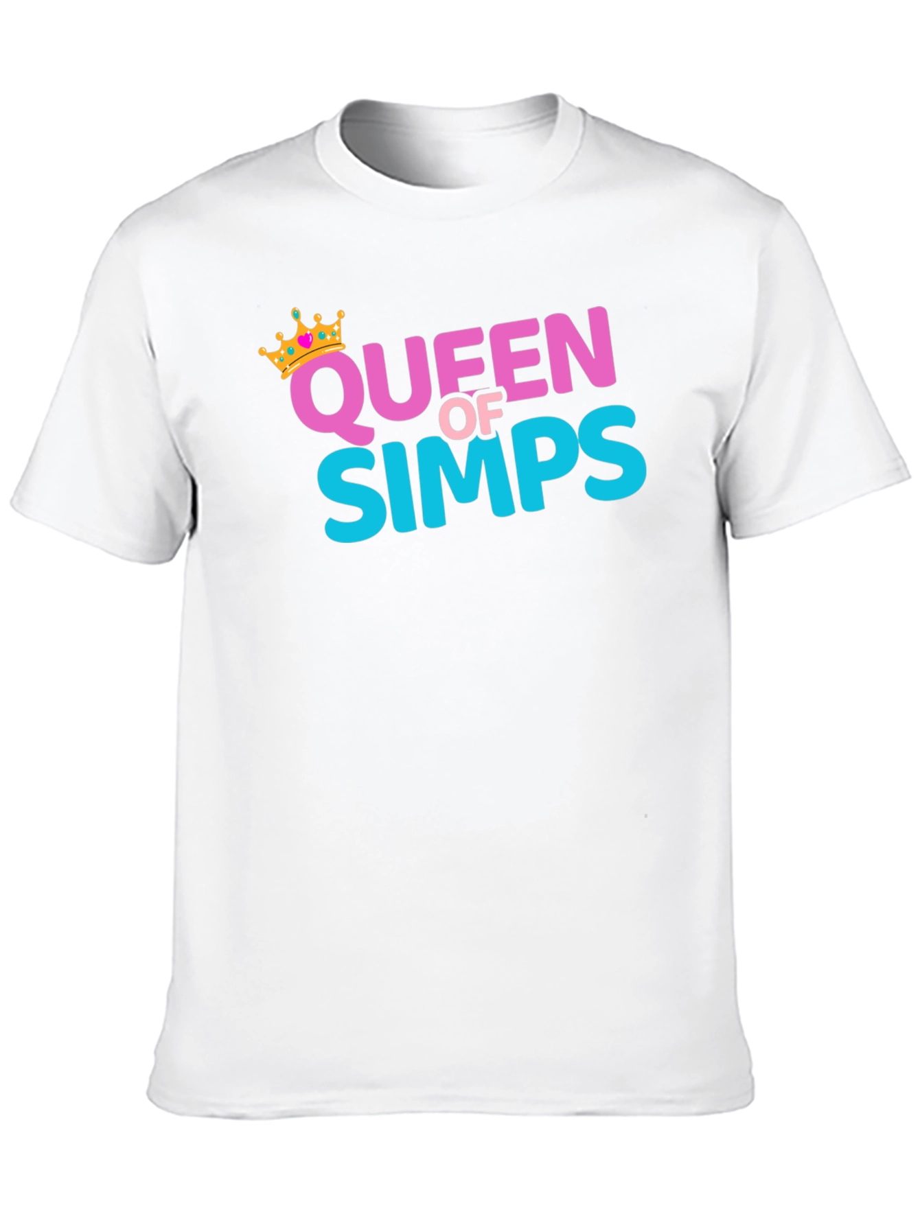 Queen Of Simps Black T-Shirt