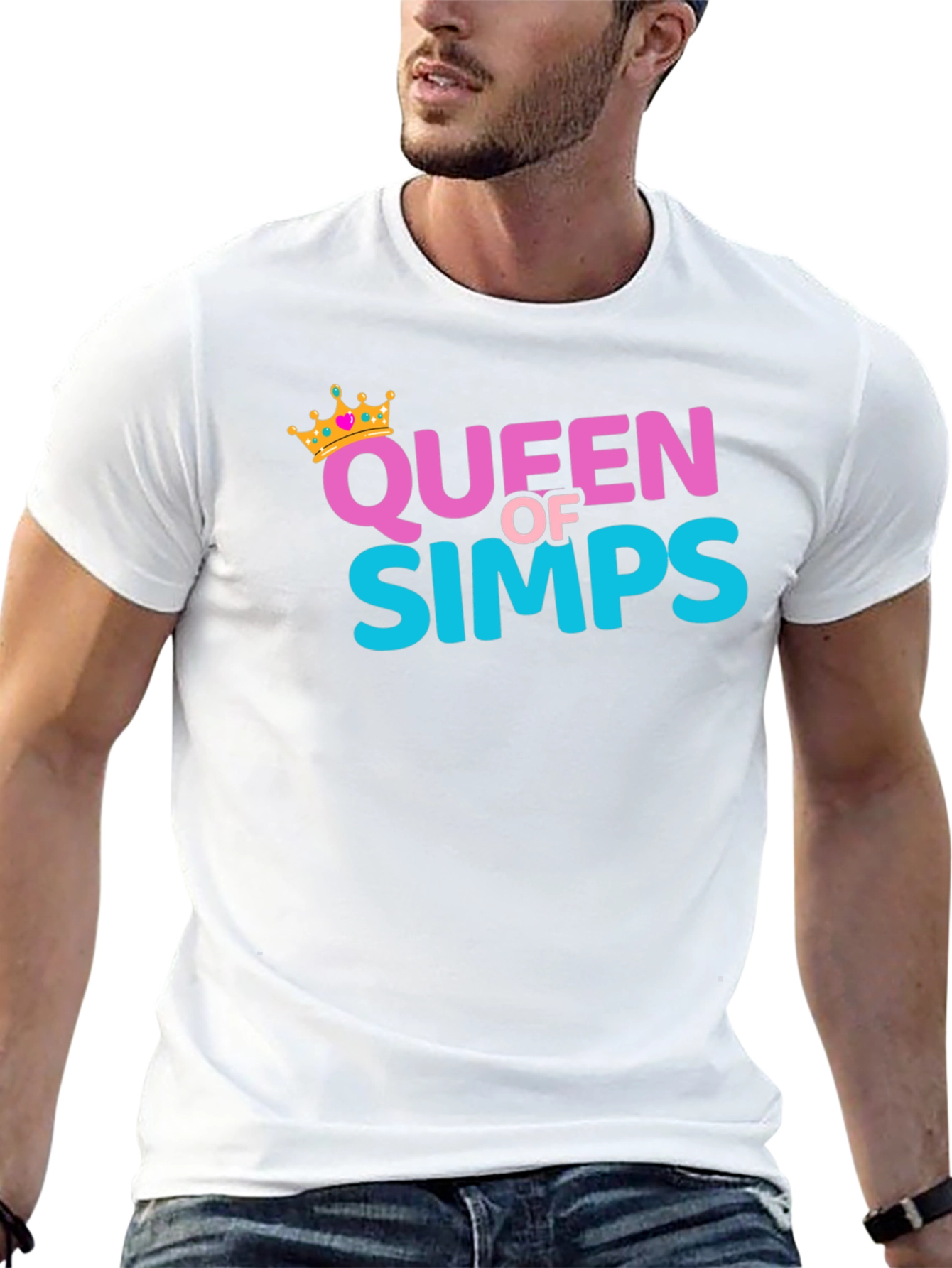 Queen Of Simps Black T-Shirt