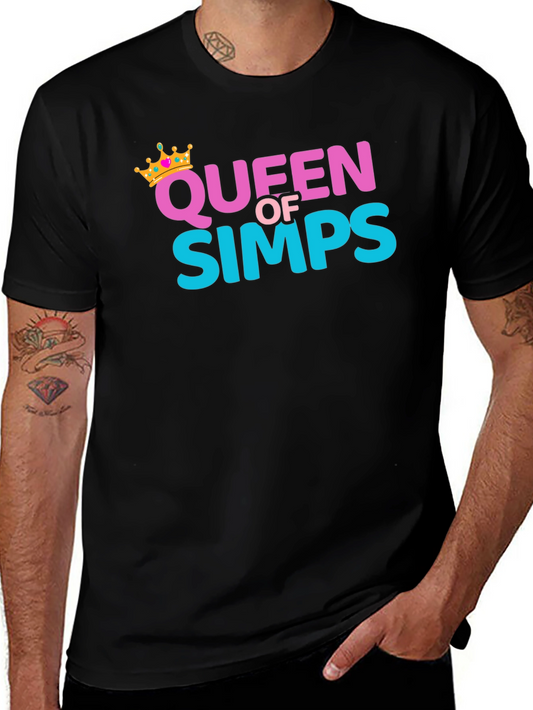Queen Of Simps Black T-Shirt
