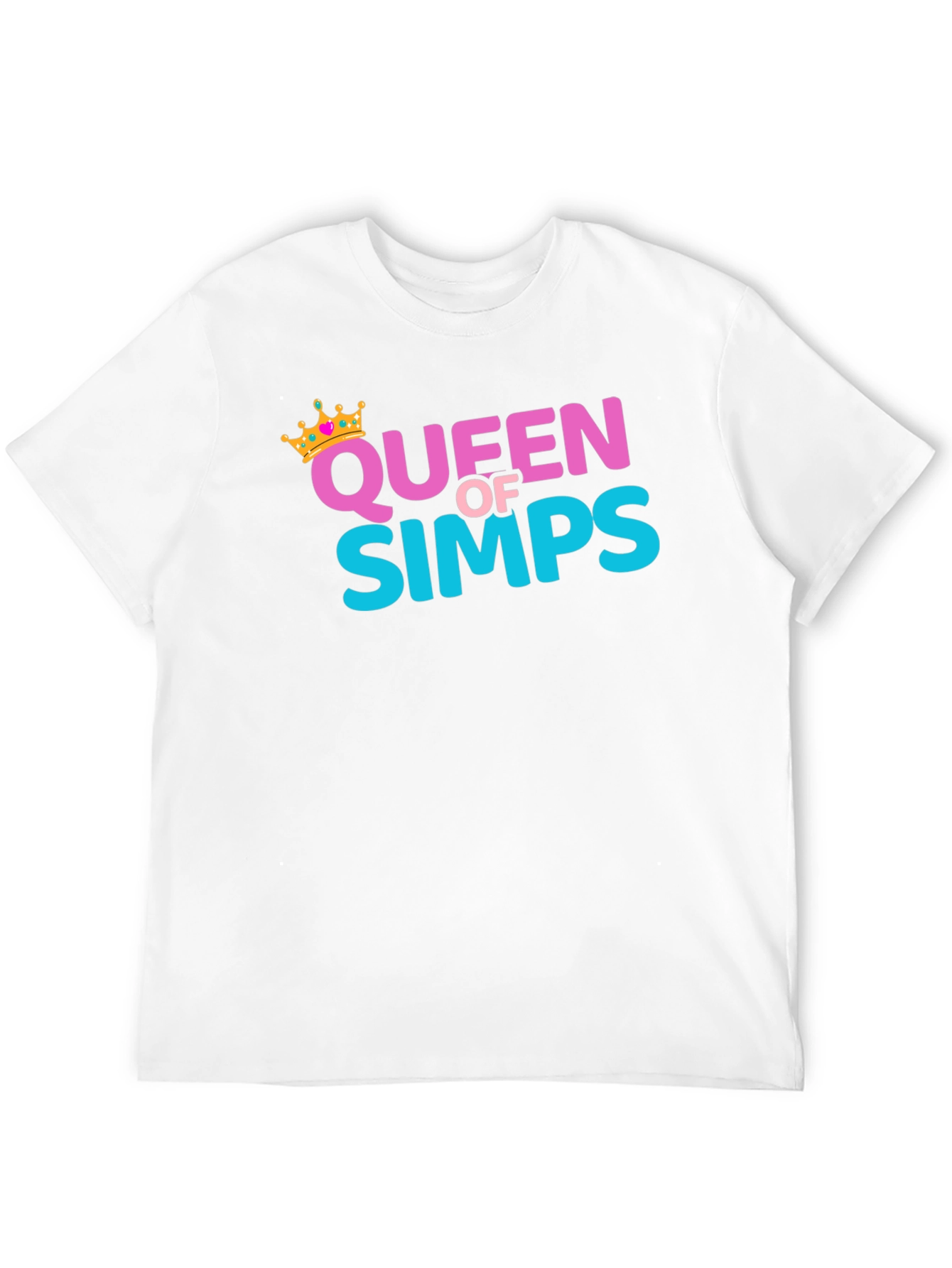 Queen Of Simps Black T-Shirt