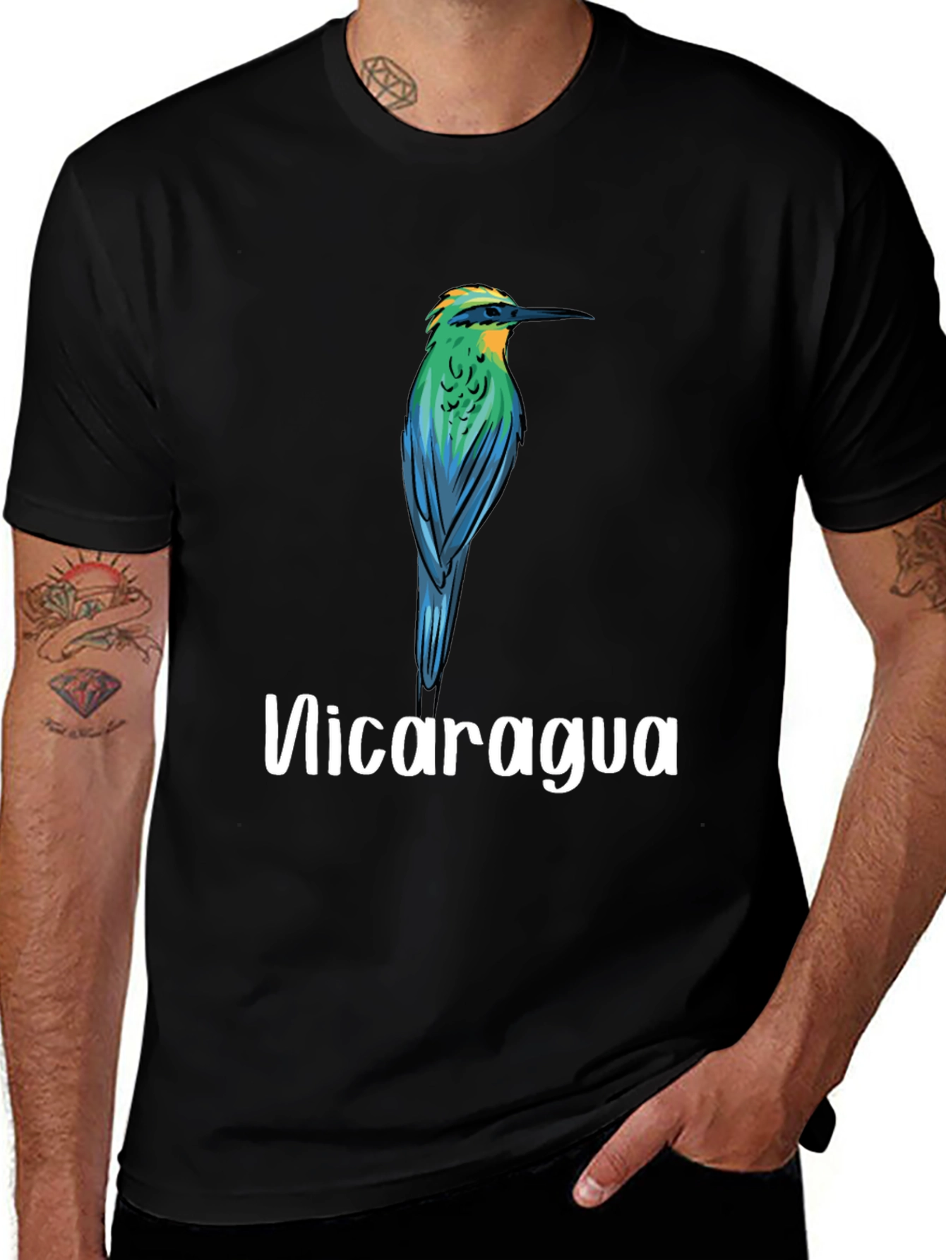 Nicaragua Bird Graphic T-Shirt