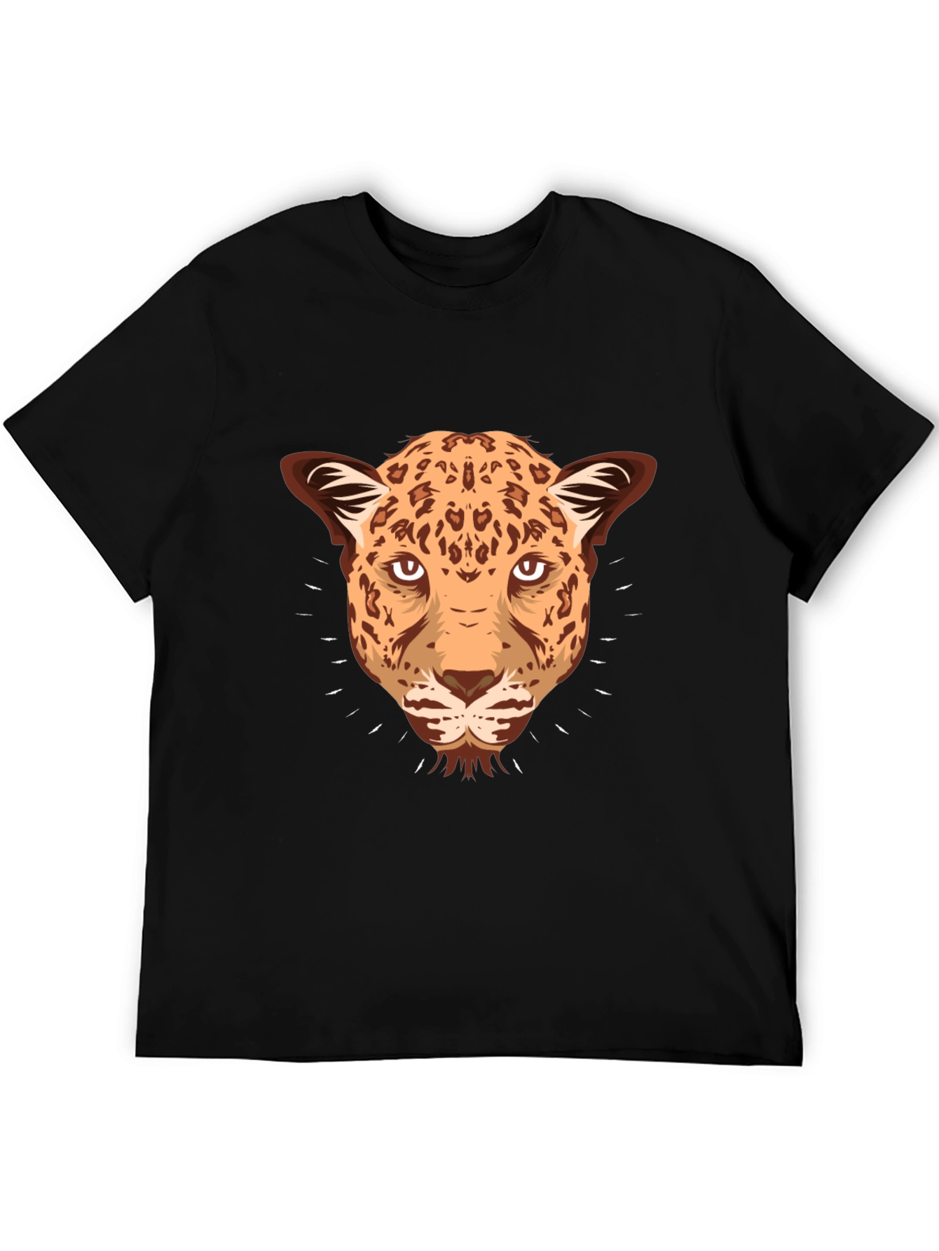 Leopard Graphic Print T-Shirt
