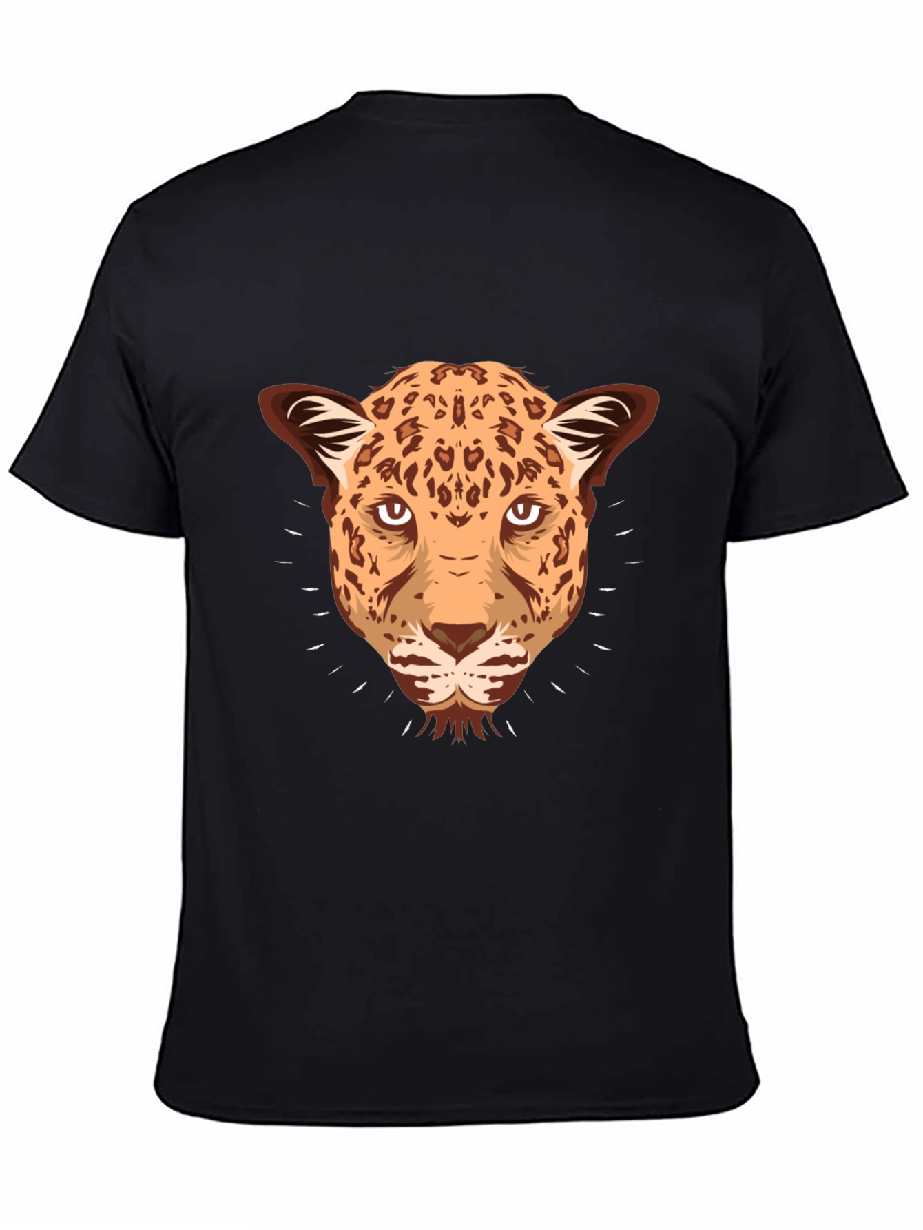 Leopard Graphic Print T-Shirt