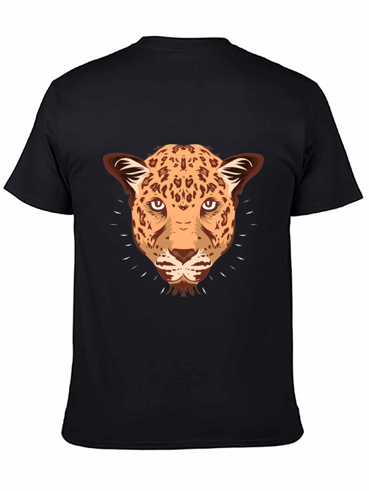 Leopard Graphic Print T-Shirt