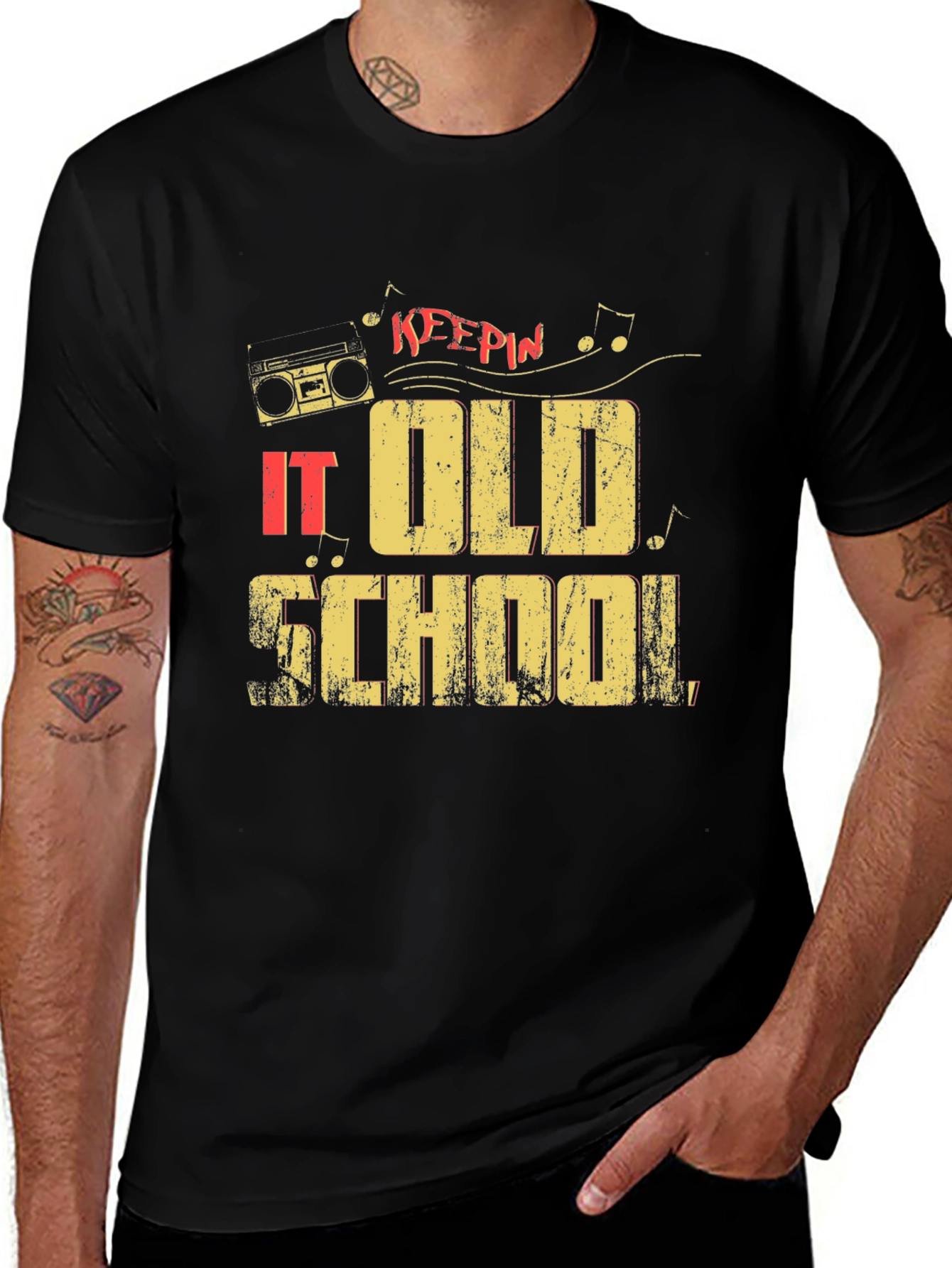 Keepin It Old School Retro T-Shirt