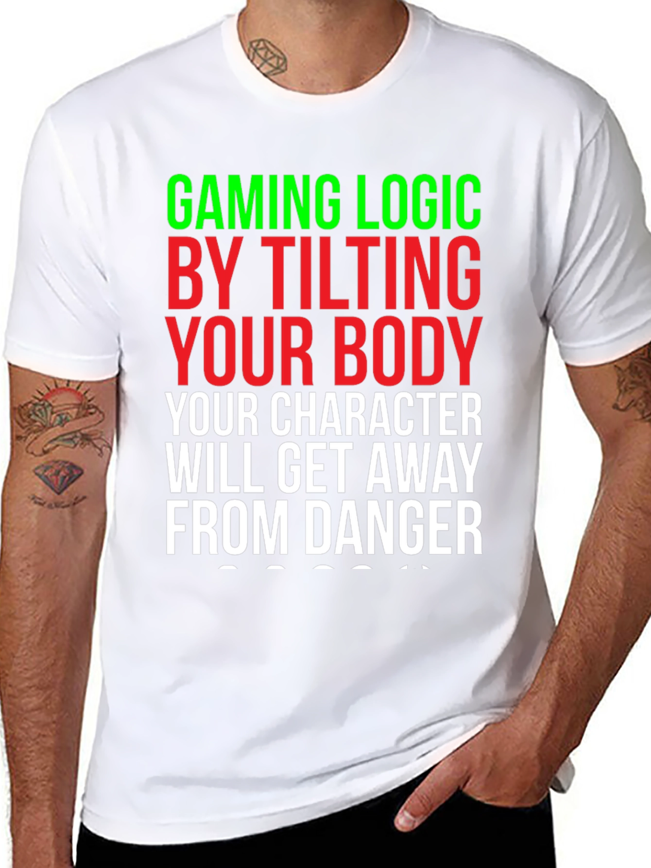 Gaming Logic T-Shirt - Tilt Your Body!