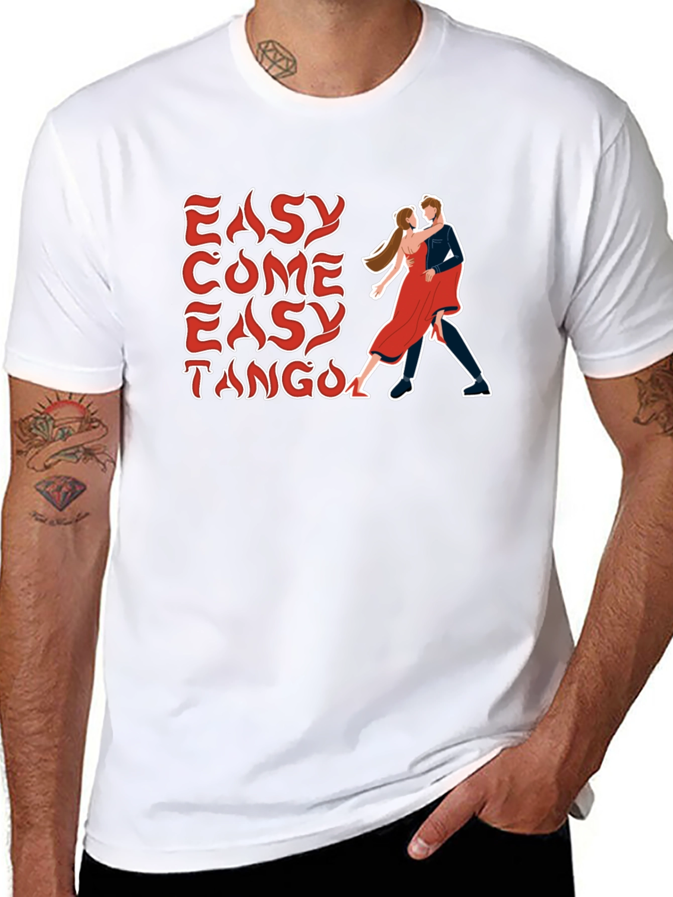 Easy Come Easy Tango Black Graphic Tee