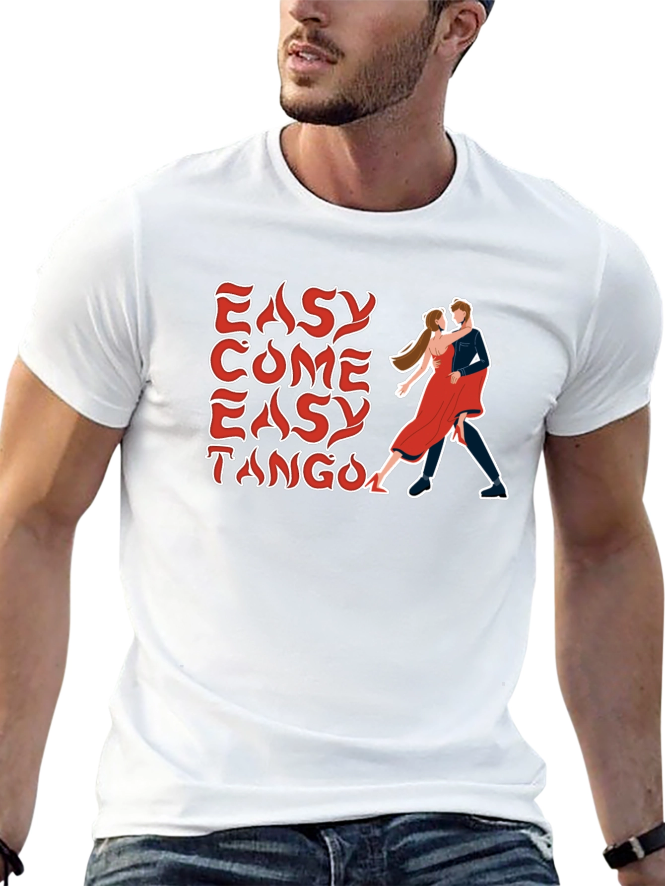 Easy Come Easy Tango Black Graphic Tee