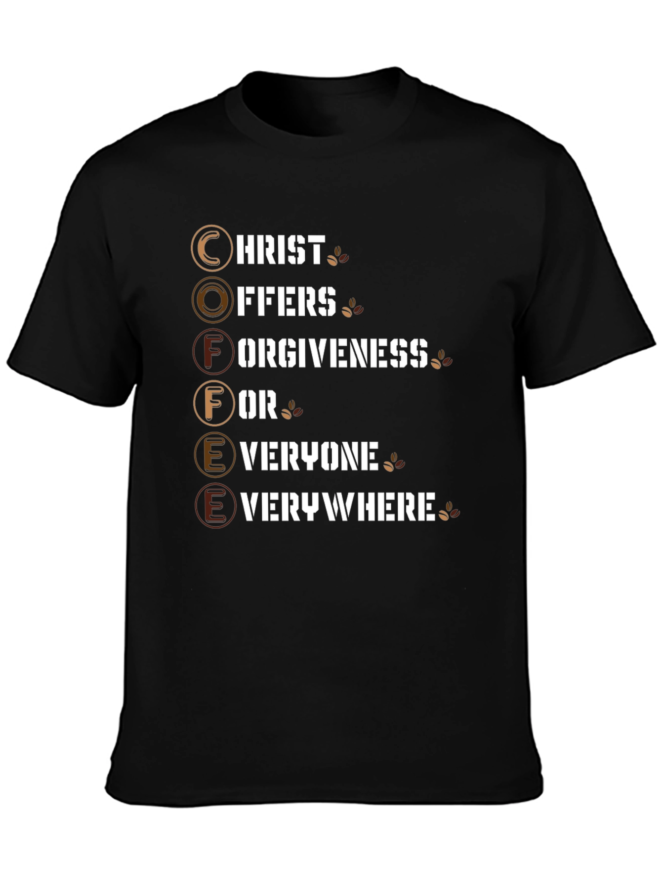 Coffee Christ Offers Forgiveness T-Shirt