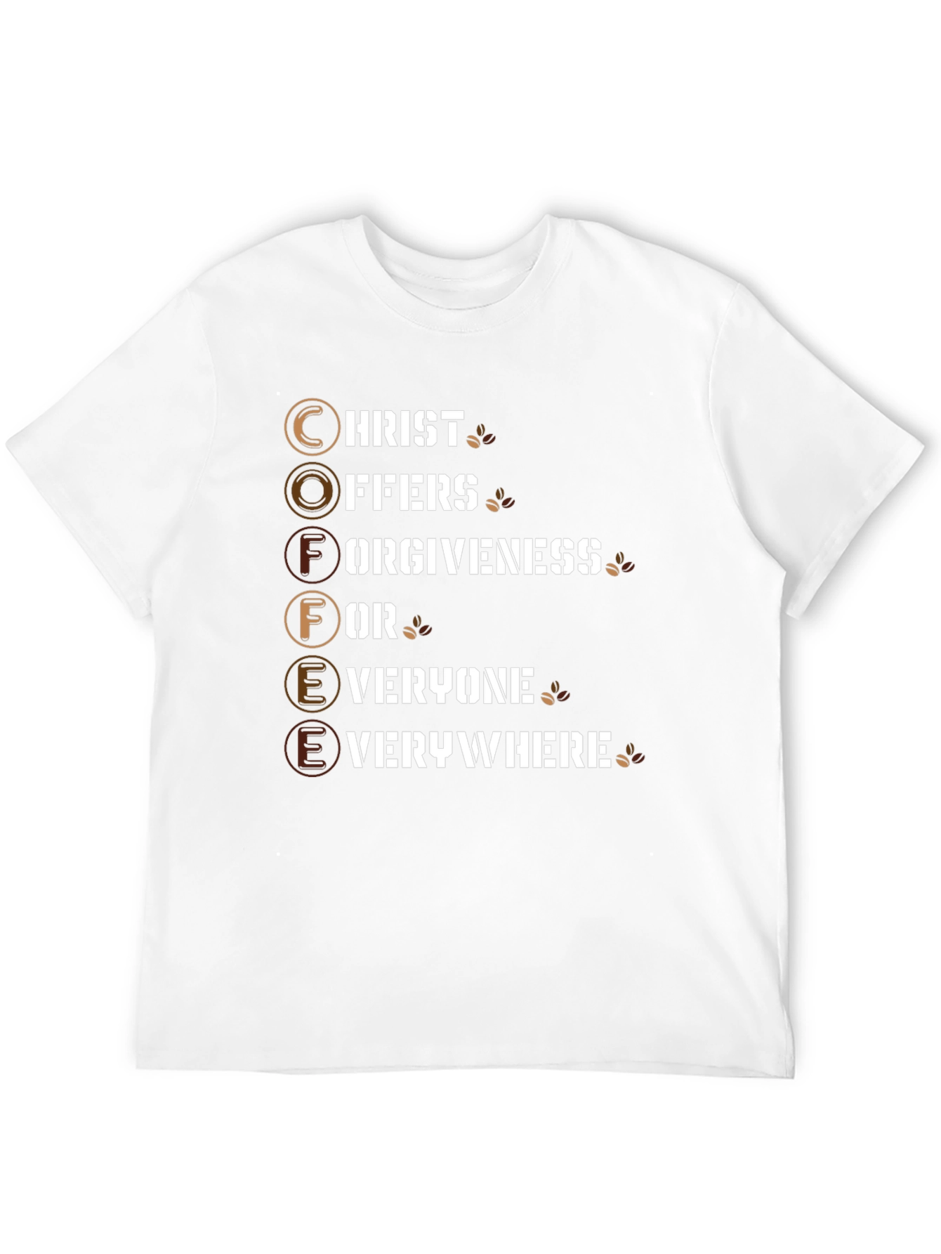 Coffee Christ Offers Forgiveness T-Shirt