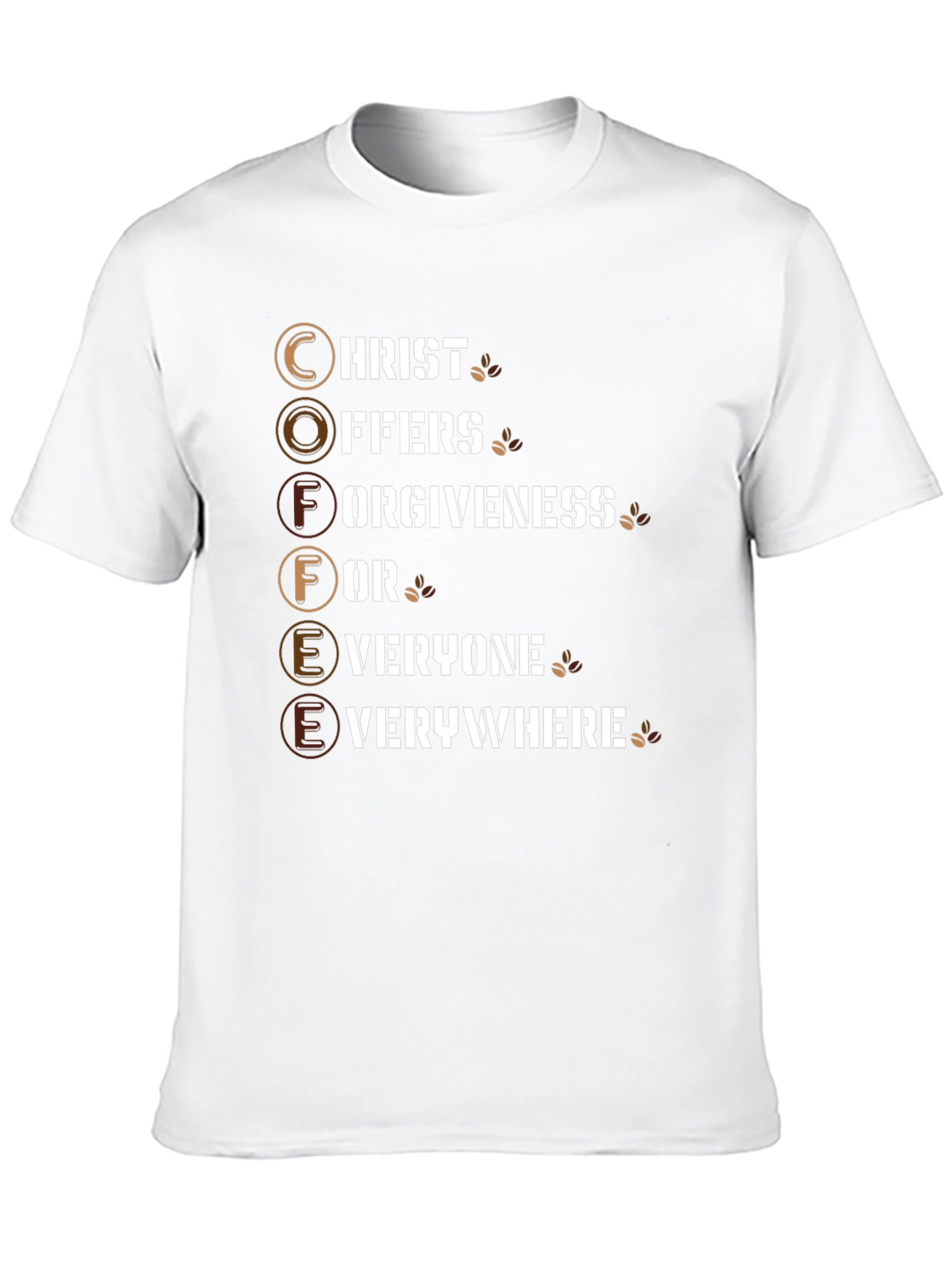 Coffee Christ Offers Forgiveness T-Shirt