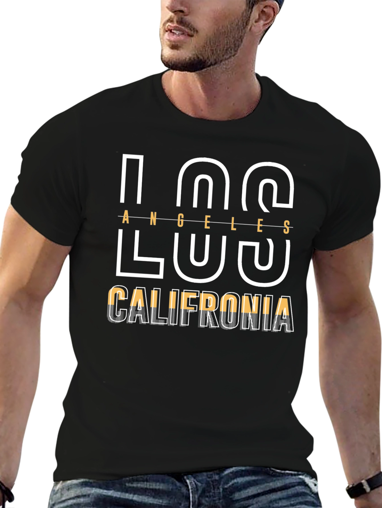 Los Angeles California Graphic Print T-Shirt